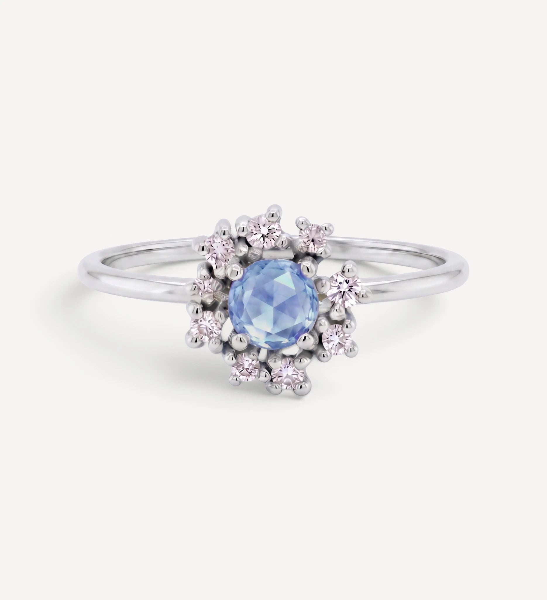 Florence II | blue sapphire & diamonds