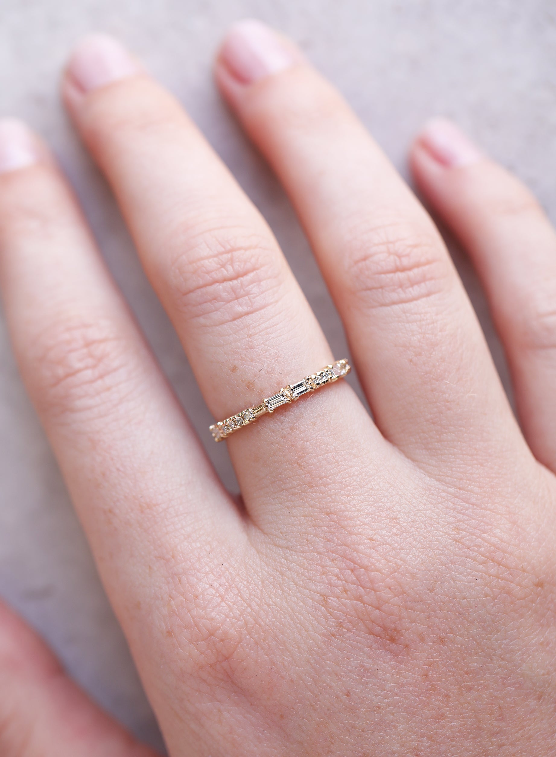 Diamond Morse Code Ring | BE MINE