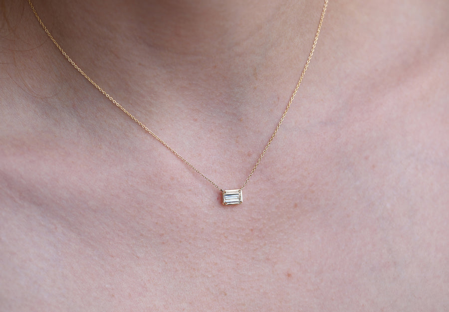 Natural Diamond Emerald Necklace | One Of A Kind