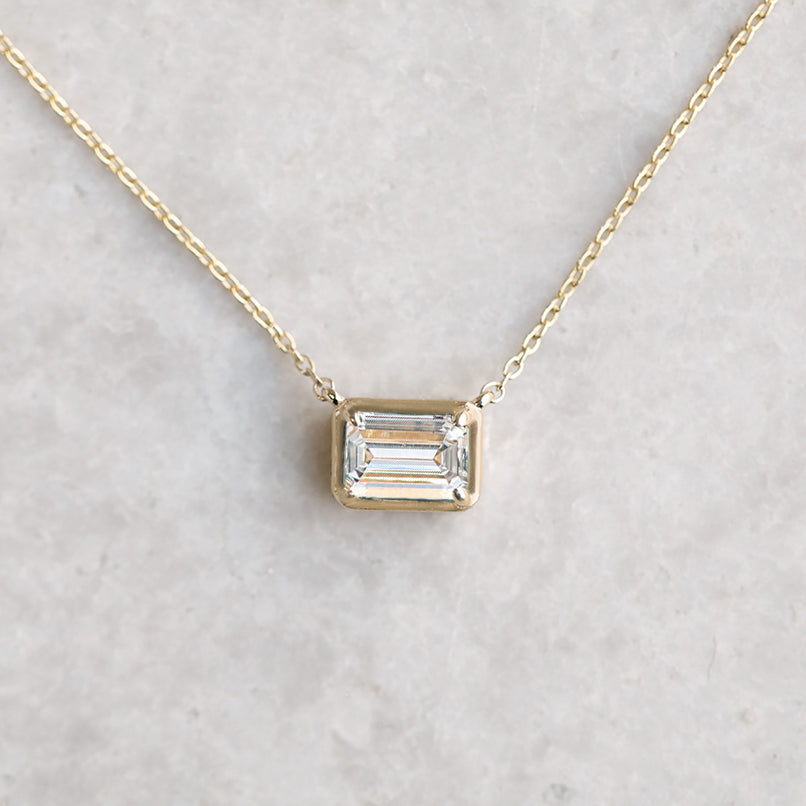 Natural Diamond Emerald Necklace | One Of A Kind