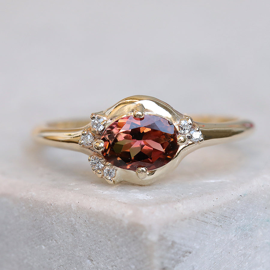 0.85ct Organic Tourmaline Ring | One Of A Kind