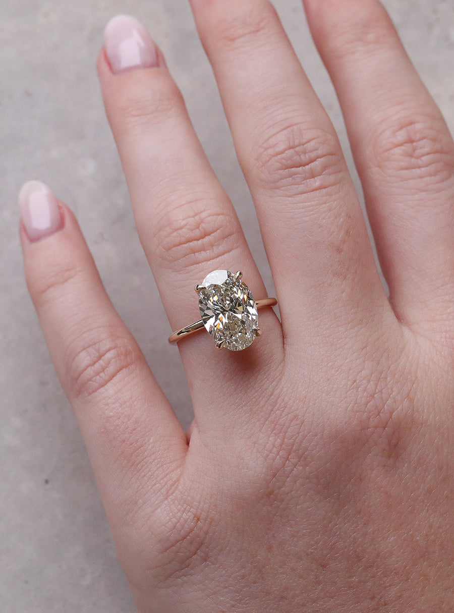 5.02ct Oval Willa Solitaire No.2 | One Of A Kind
