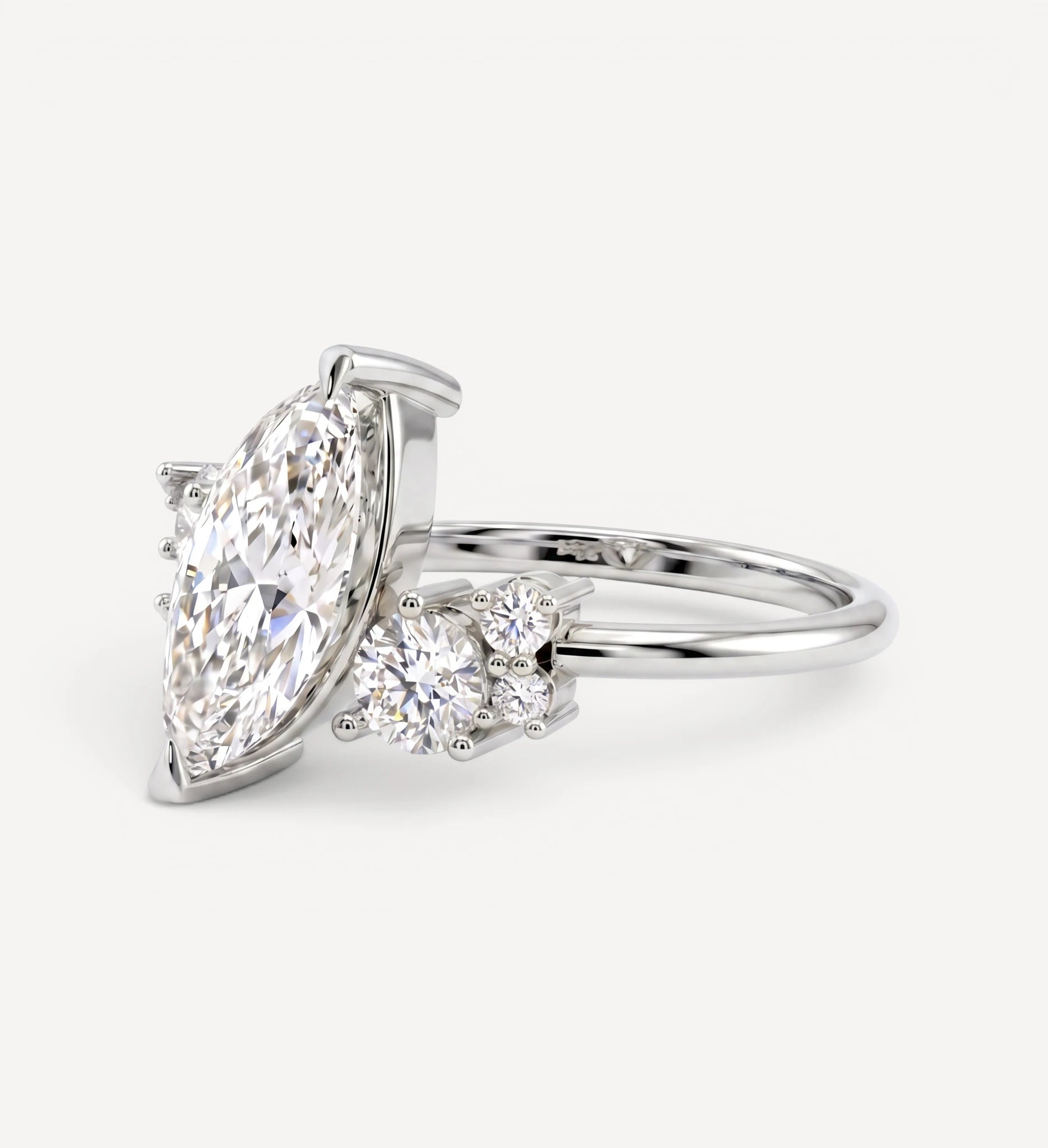 Winifred Diamond Cluster | Marquise