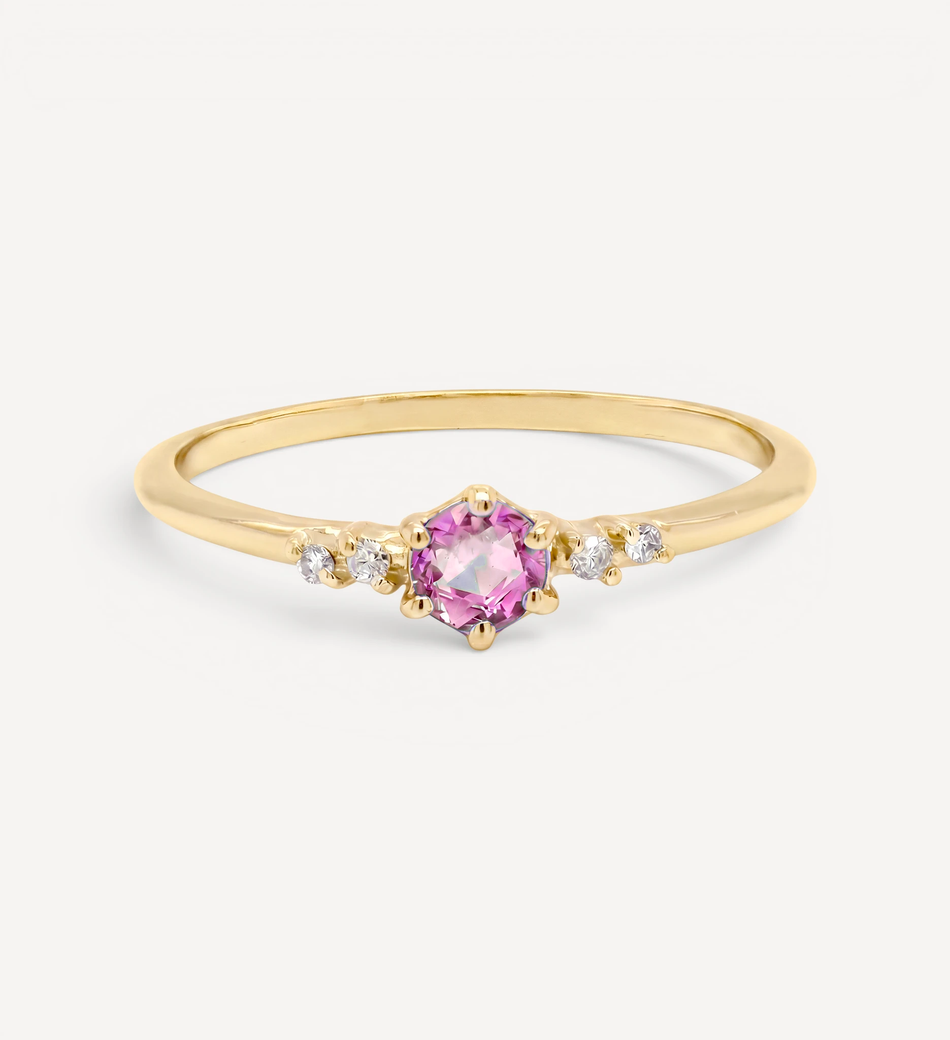 Thea | pink sapphire & diamonds