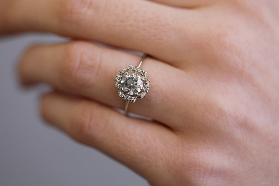 Annalise | Salt & Pepper Diamond