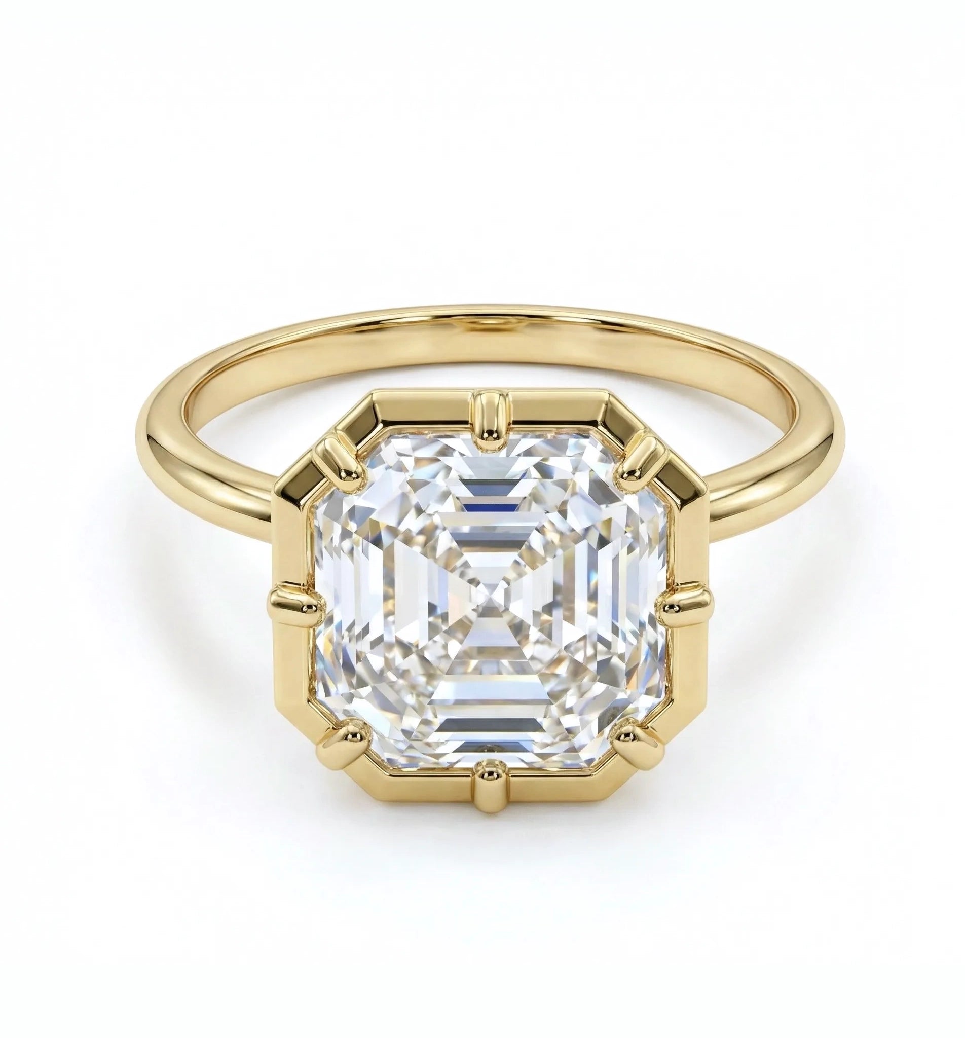 Minerva Solitaire | Asscher Diamond