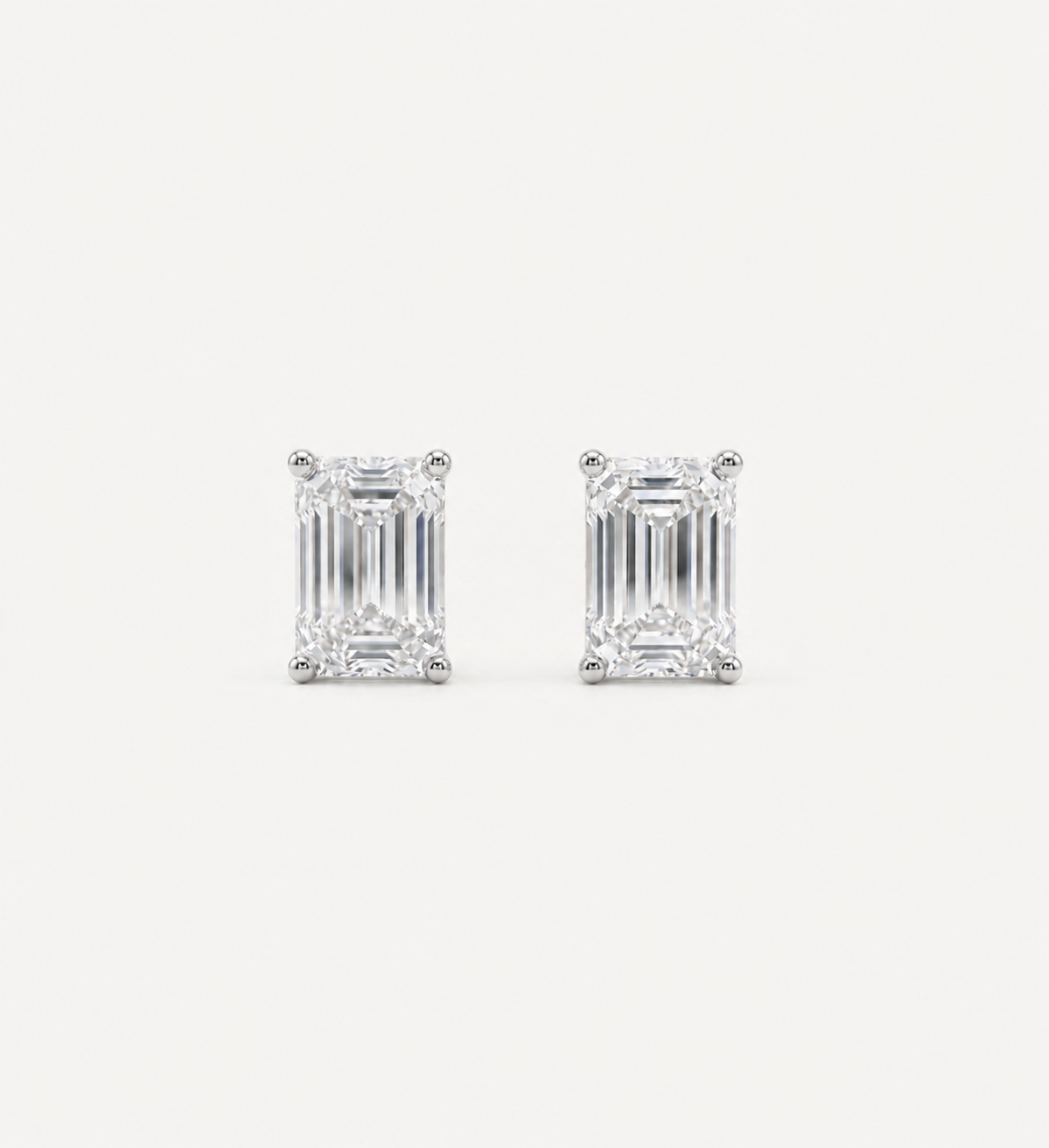 Grace Diamond Studs | Emerald
