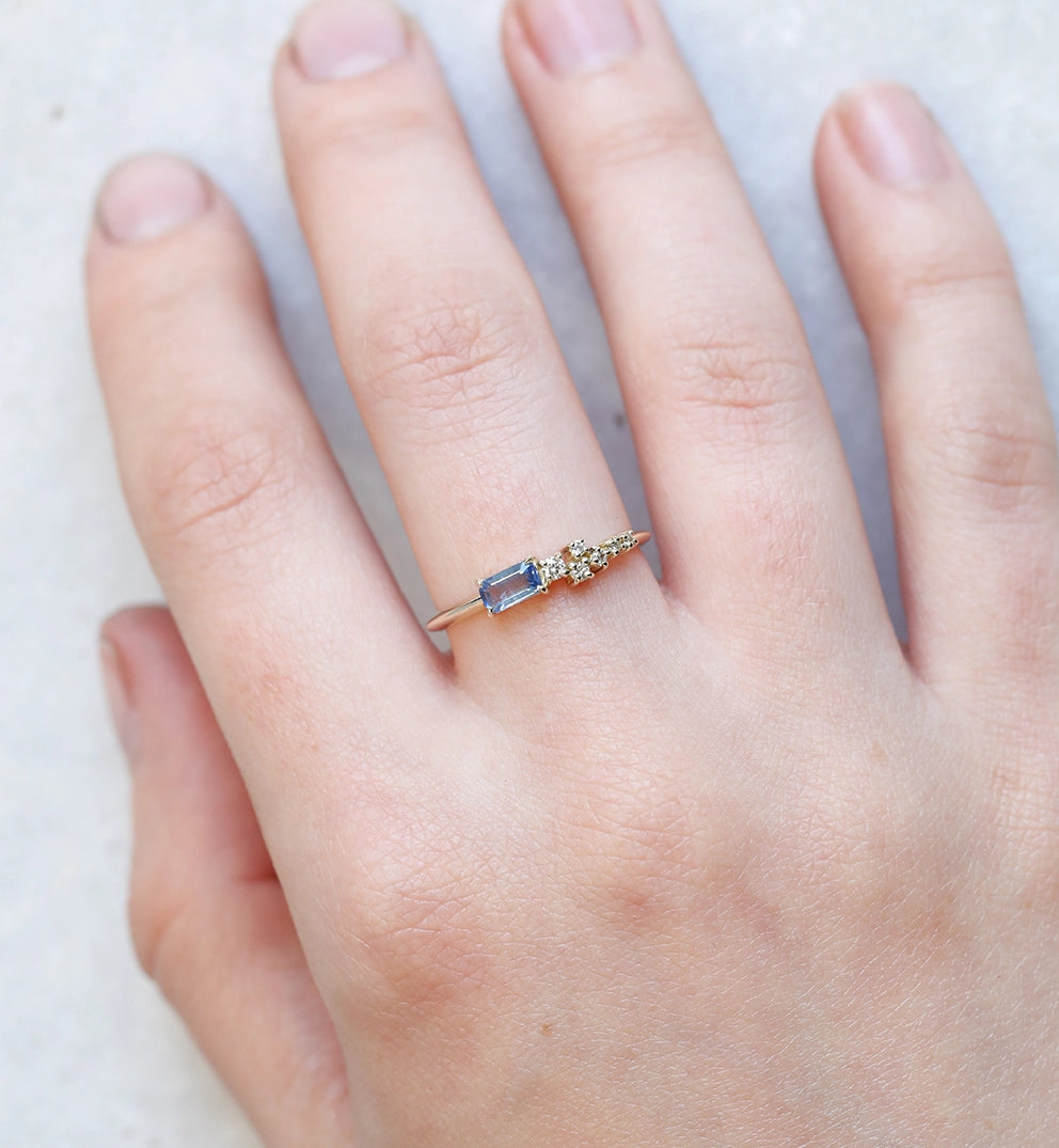 Efina ring | blue sapphire