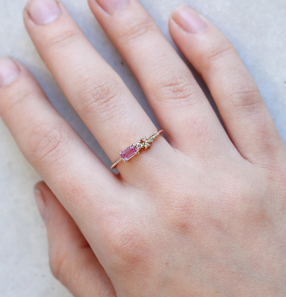 Efina ring | pink sapphire