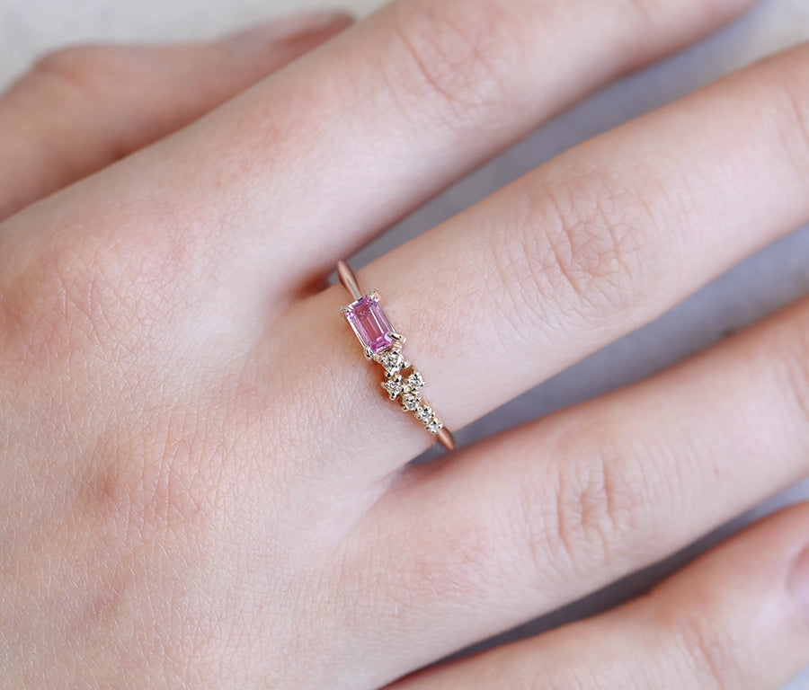 Efina ring | pink sapphire