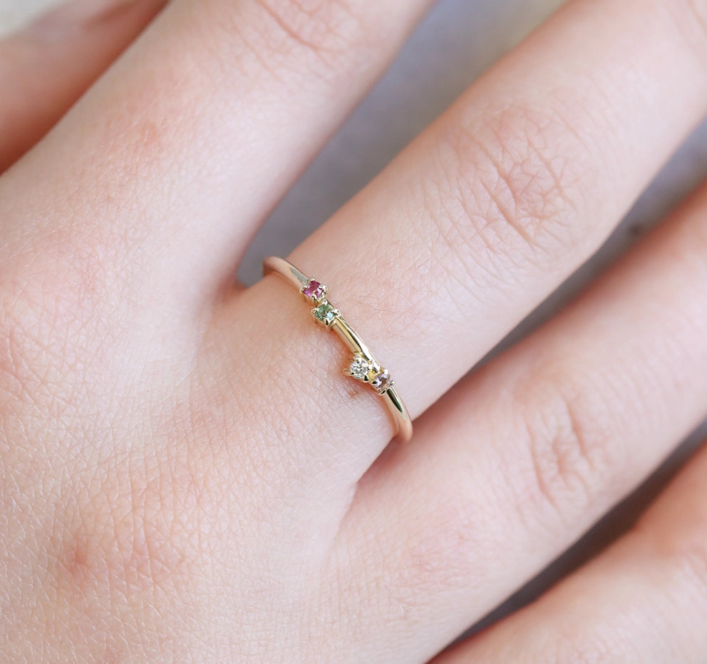 Vloe Ring | birthstone