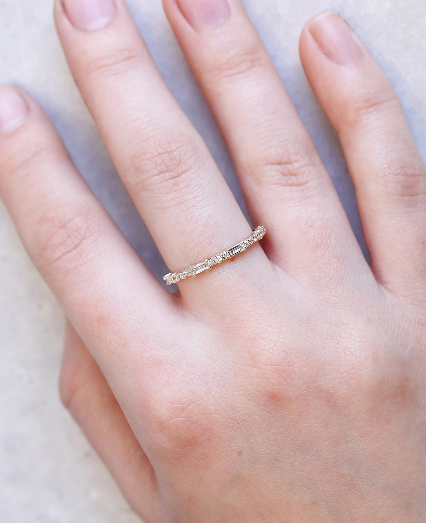 Diamond Morse Code Ring | LUV U