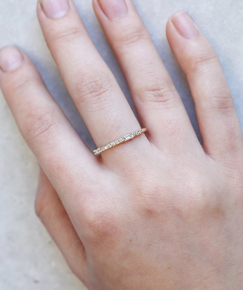 Diamond Morse Code Ring II | BESTIE