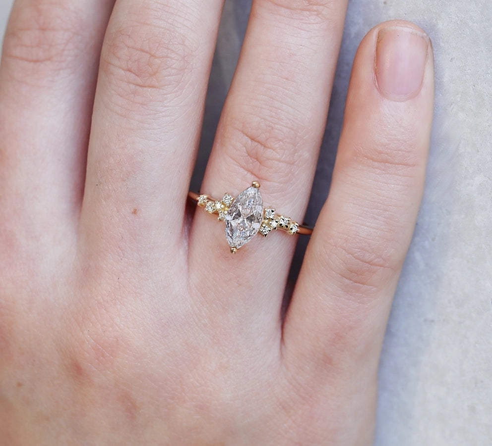 Sienna ring | marquise diamond