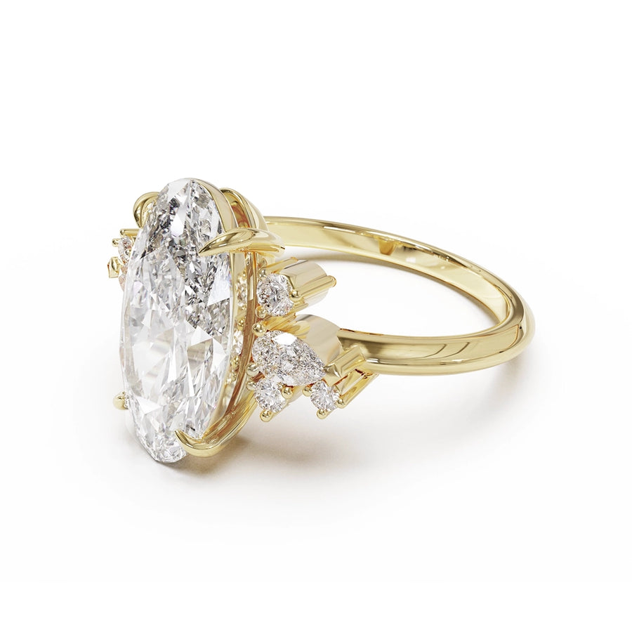 Daphne Cluster Ring | Moval Diamond