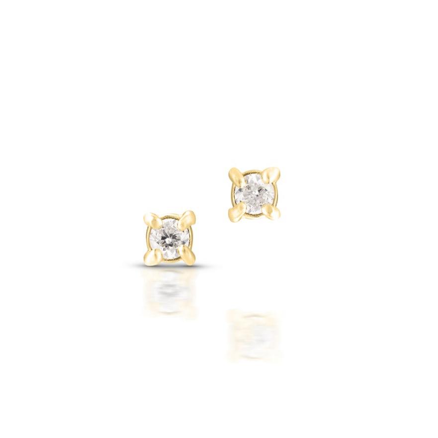 Petite Lena Diamond Studs II | white diamonds