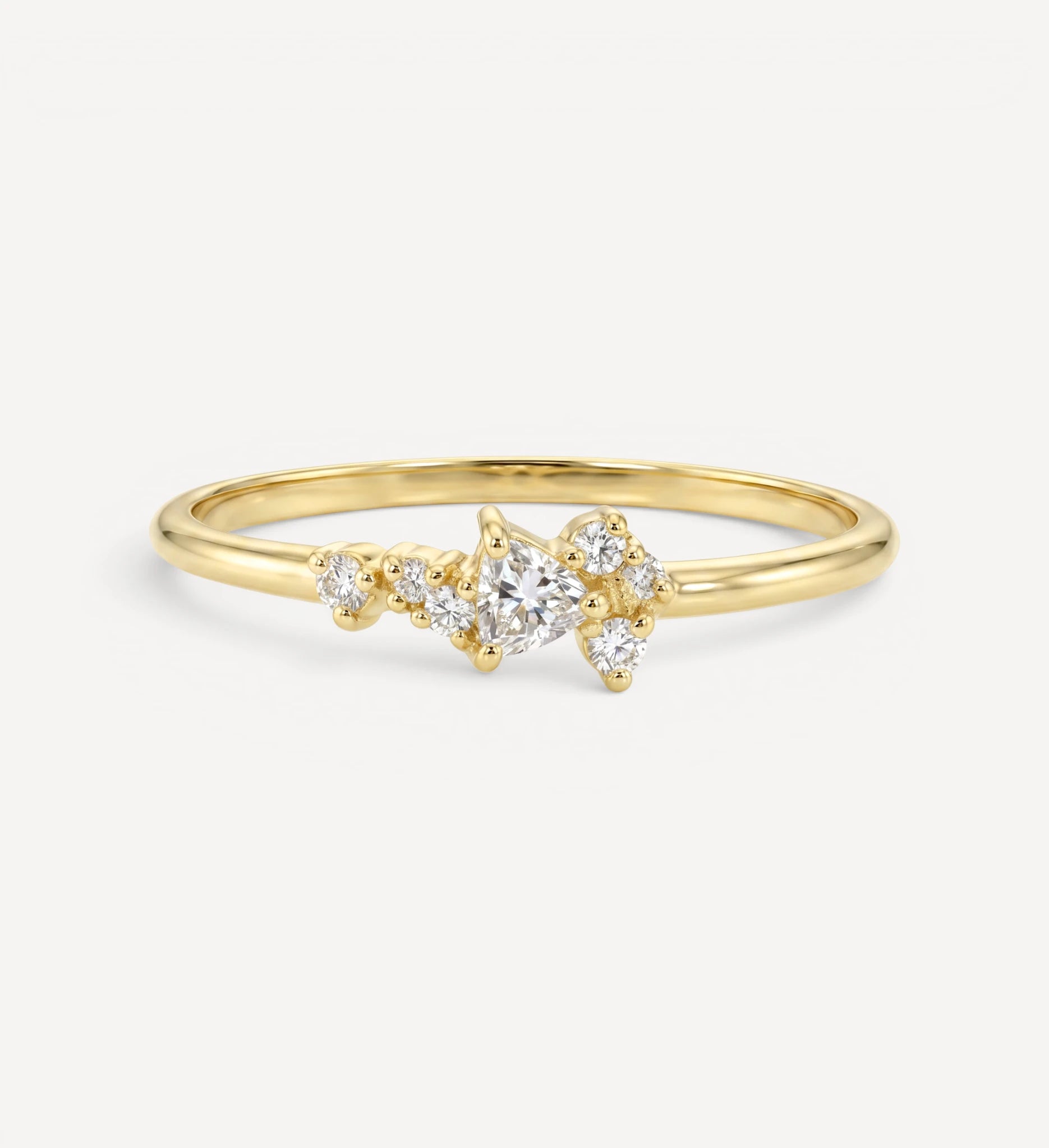Elena Ring II | white diamonds