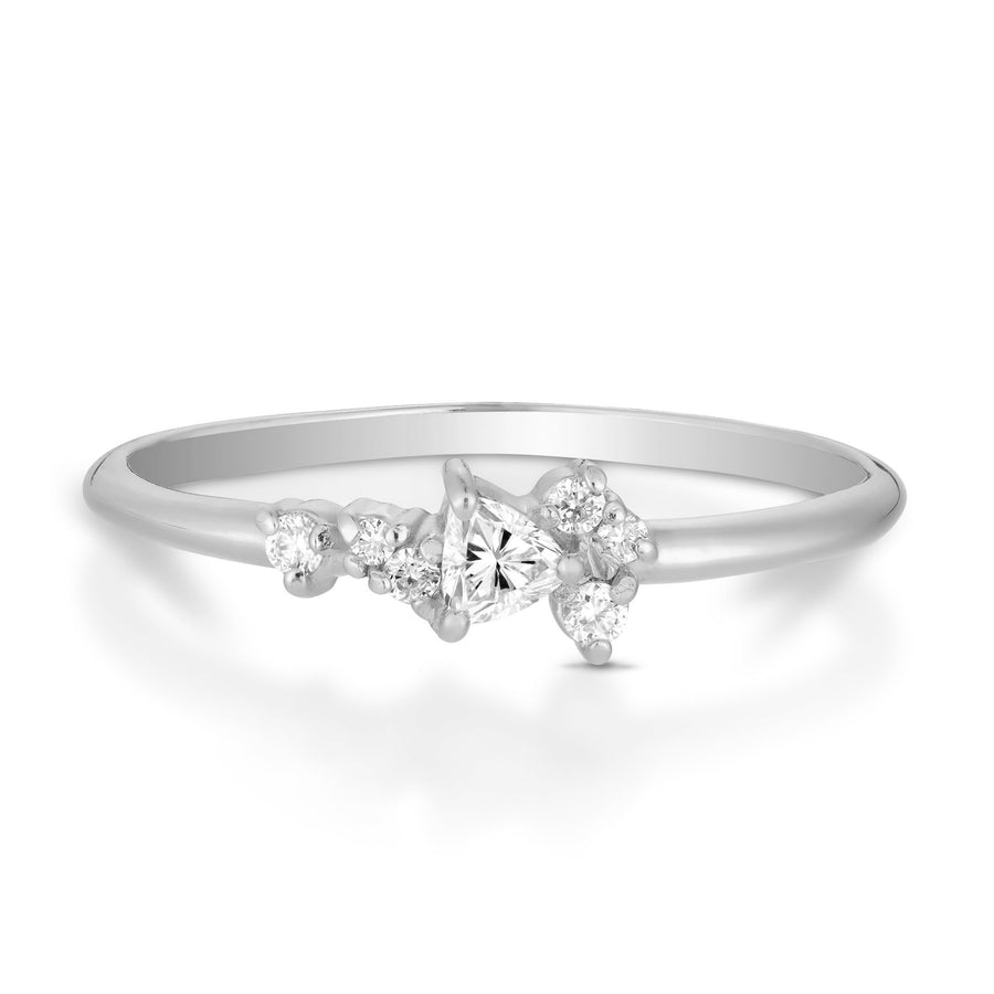 Elena Ring | white diamonds