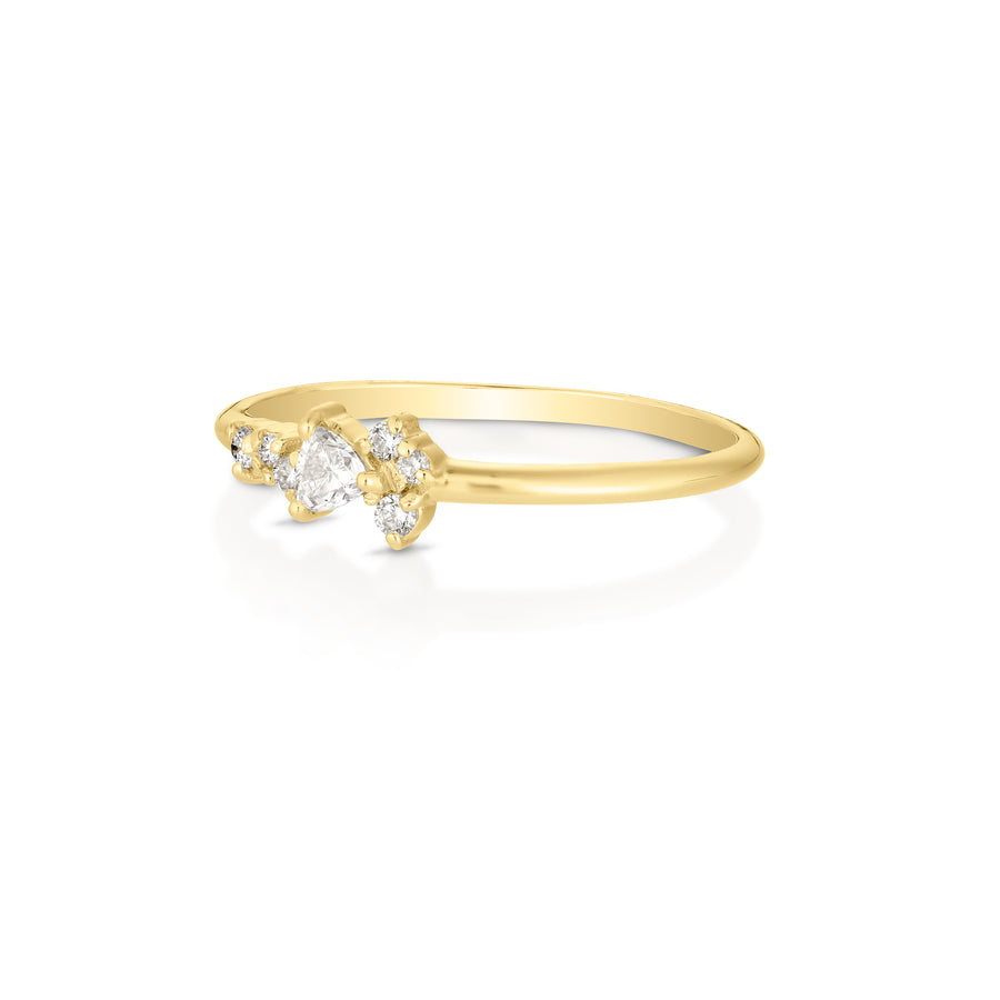 Elena Ring II | white diamonds