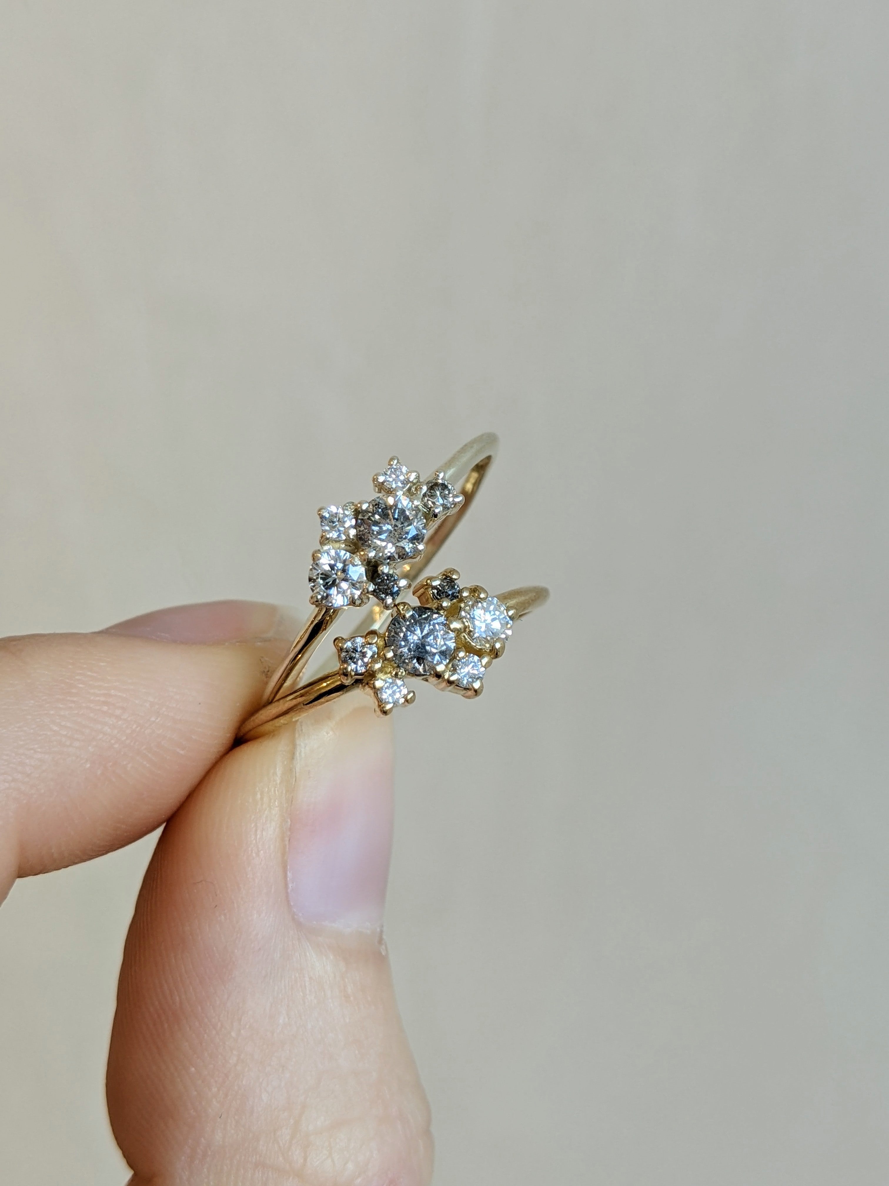 Eva Cluster ring | diamond
