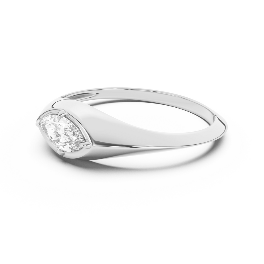 Fenwick Signet Ring | 0.30ct Marquise Diamond