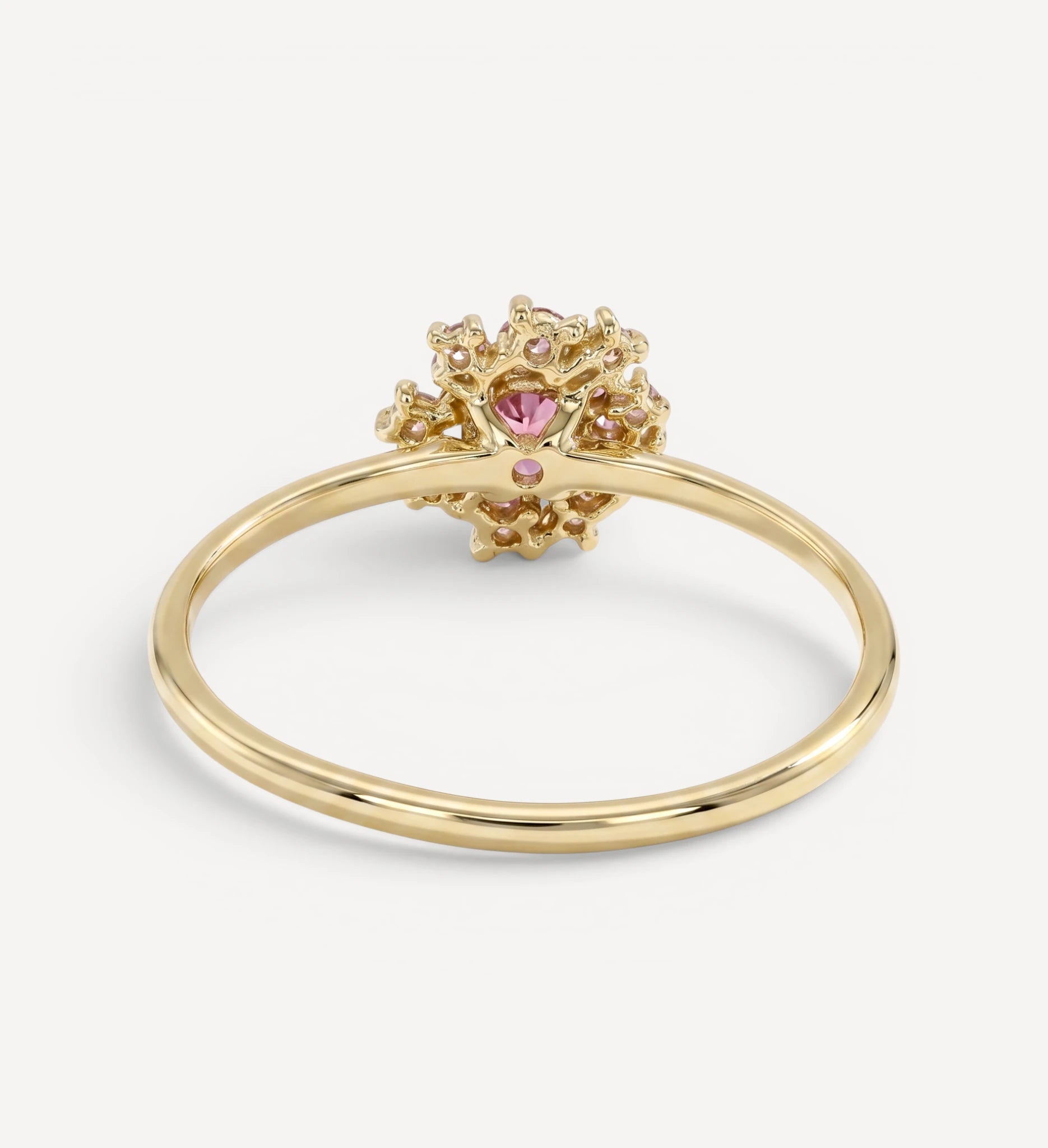Florence II | pink sapphire & diamonds