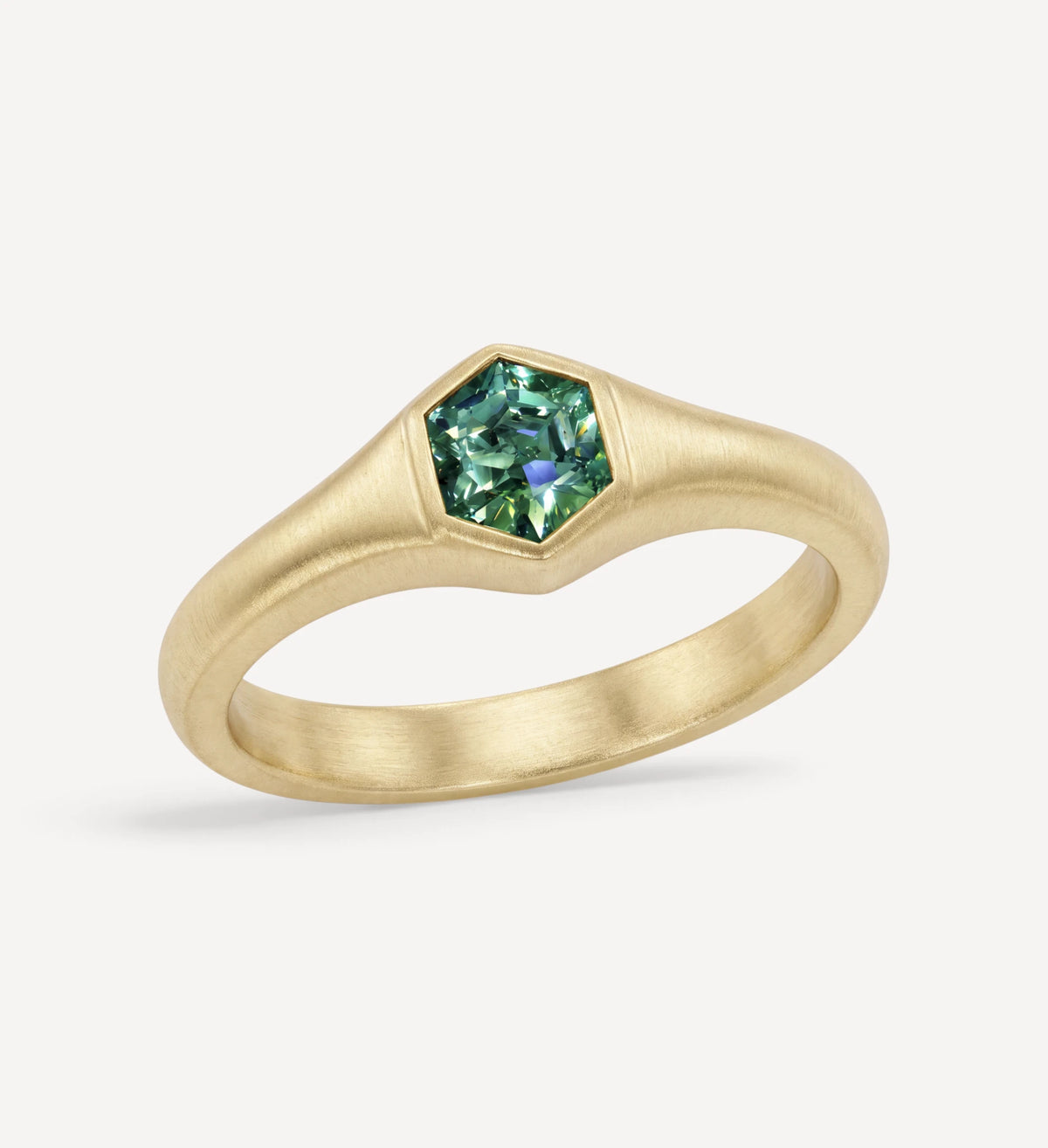 0.51ct Australian Parti Sapphire Signet | One Of A Kind
