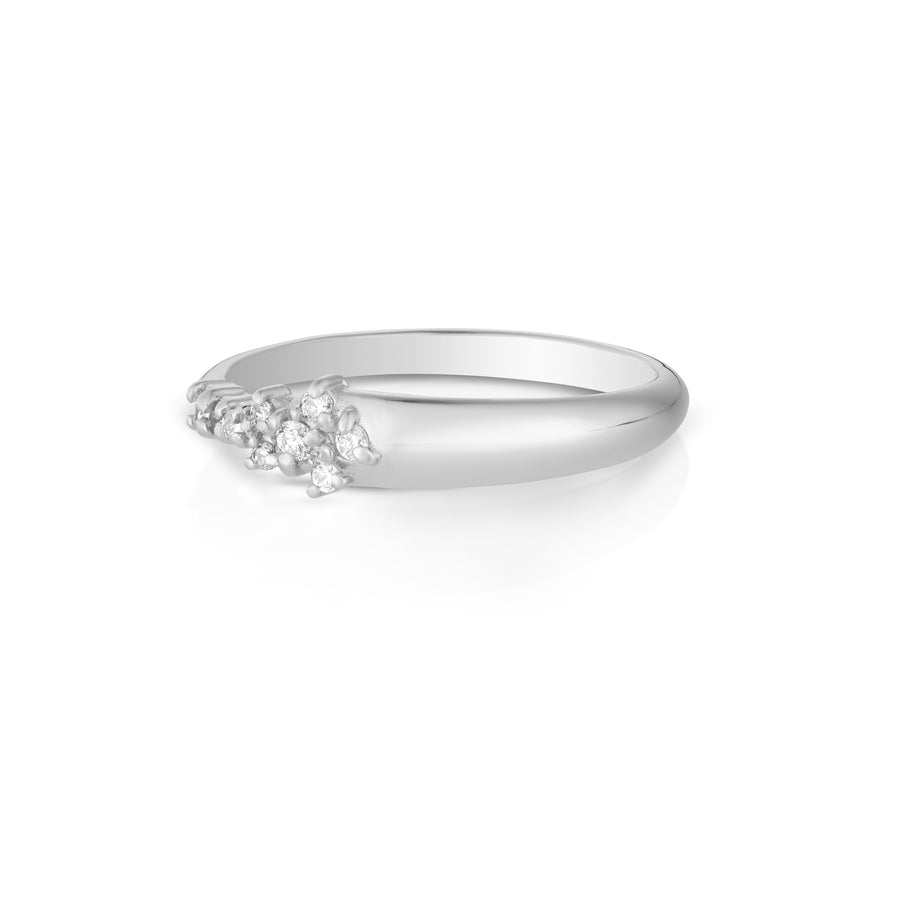 Gisele Ring | white diamonds