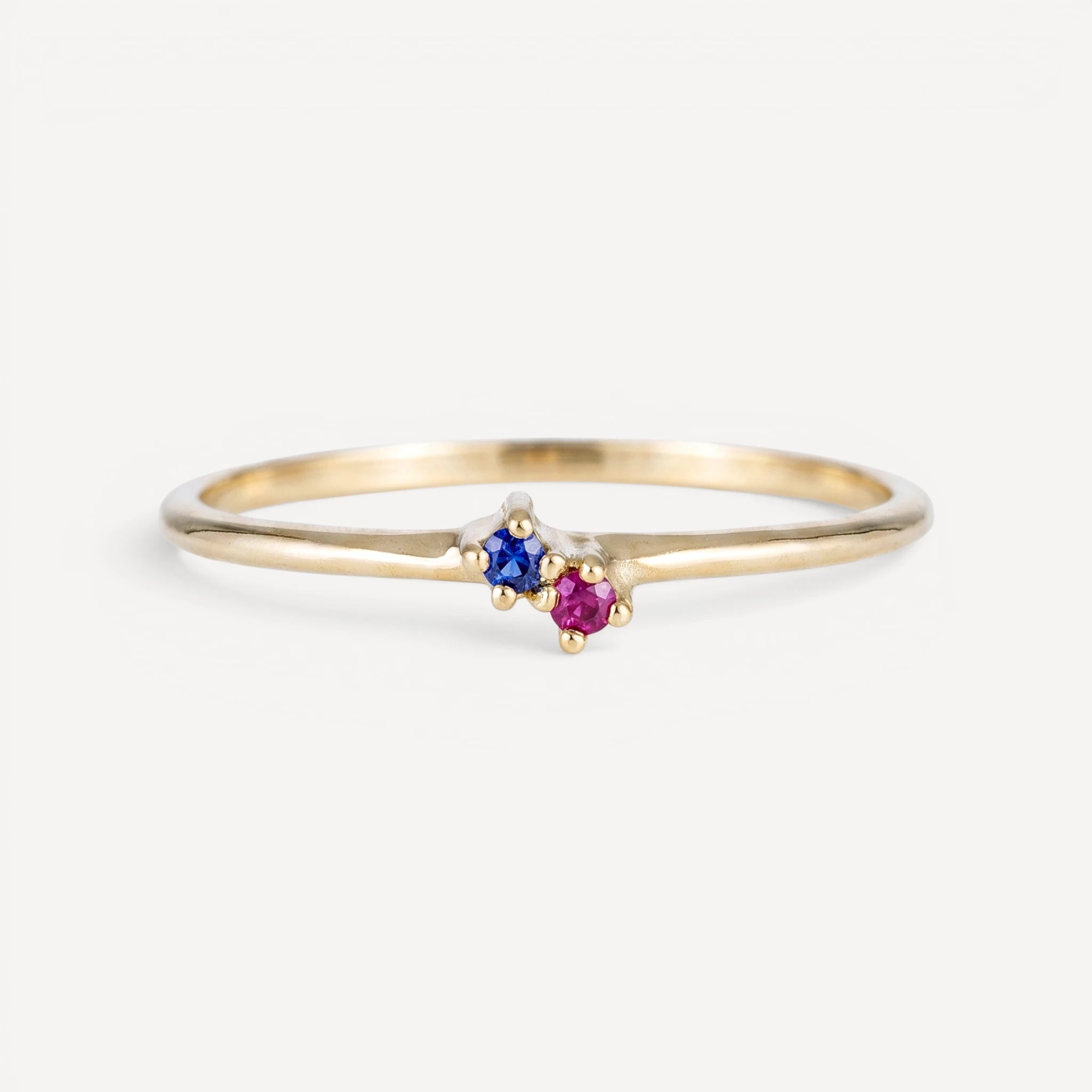 Twin Birthstone ring