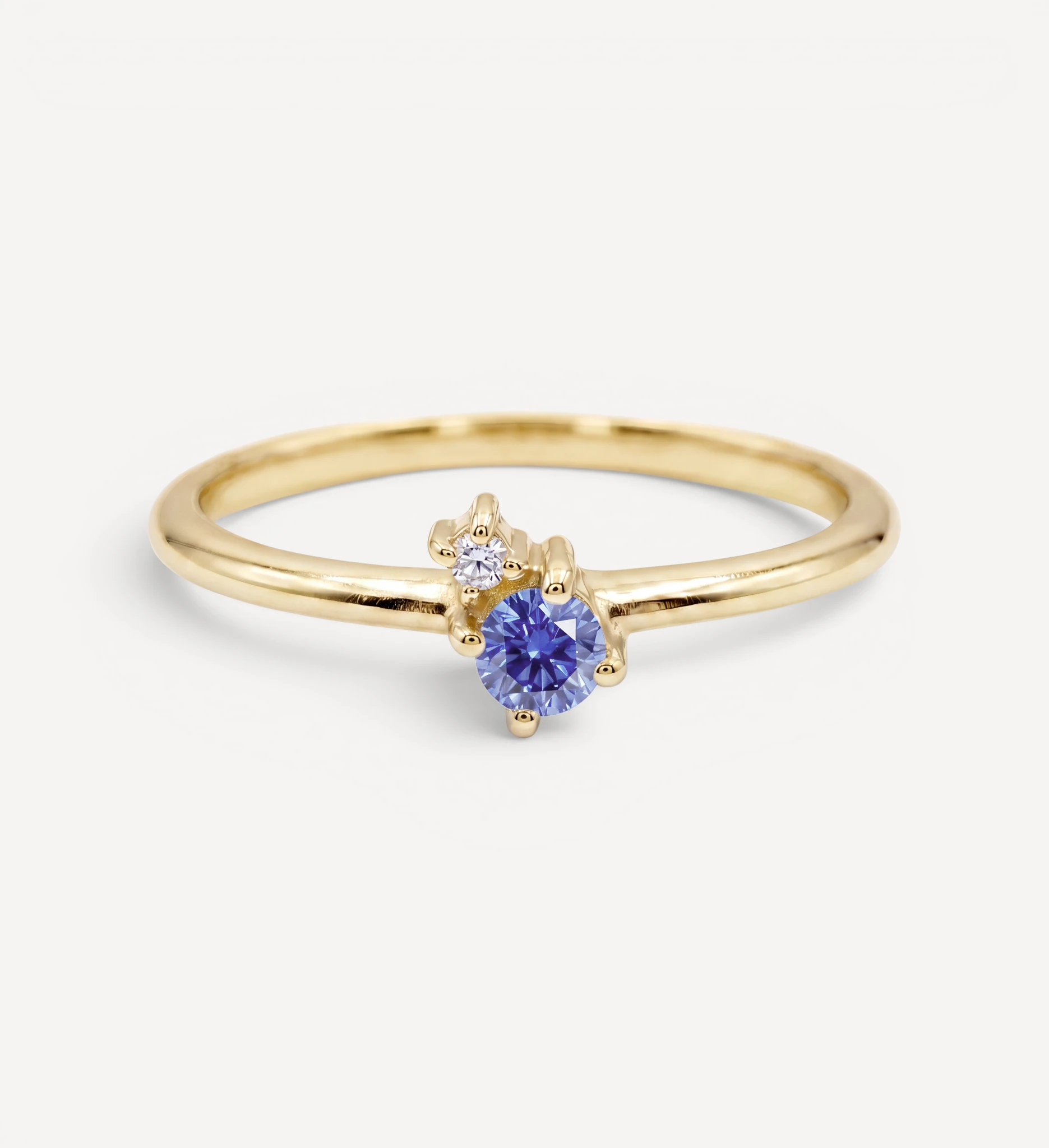 Mischa | blue sapphire & diamond