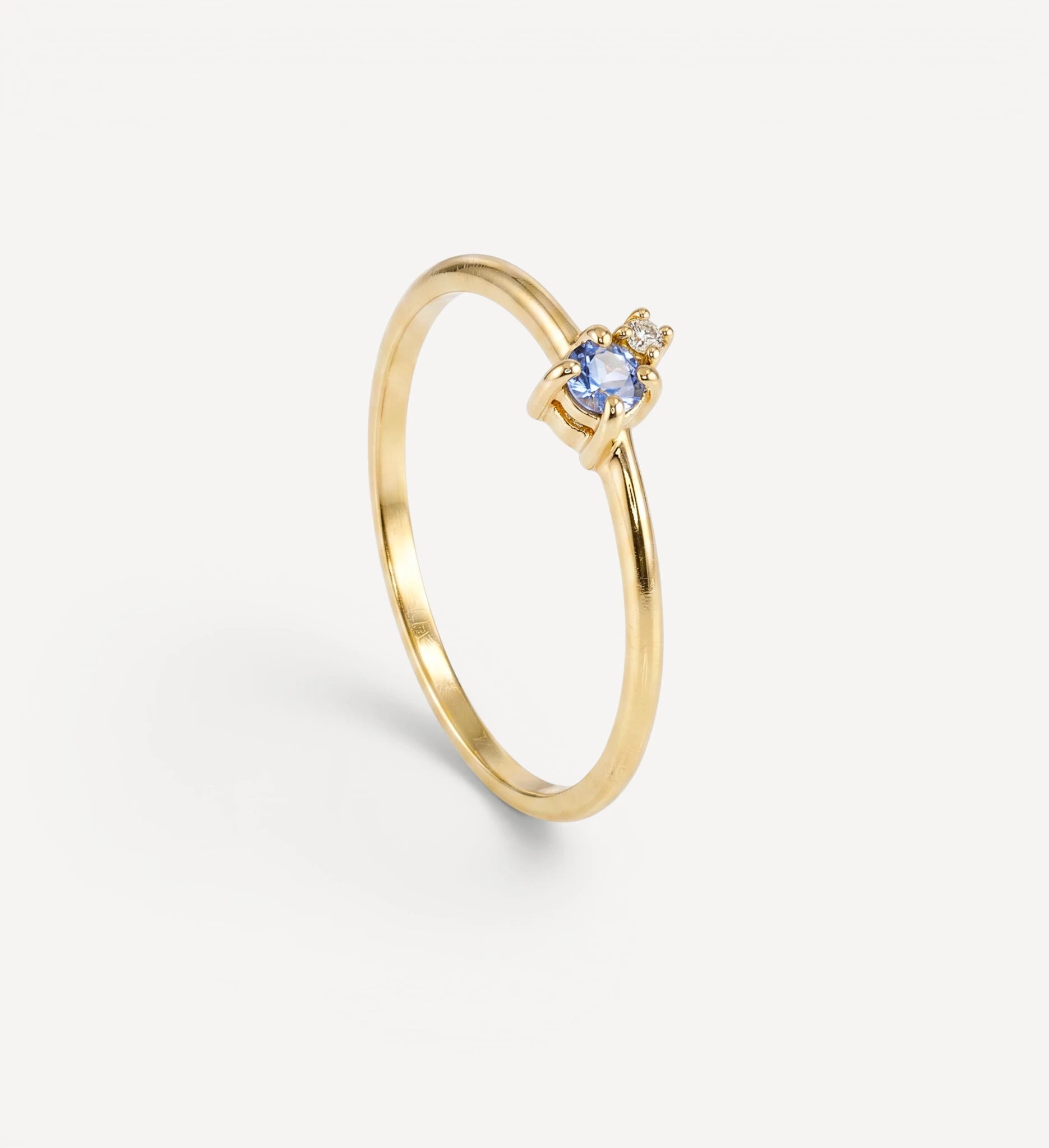 Mischa | blue sapphire & diamond