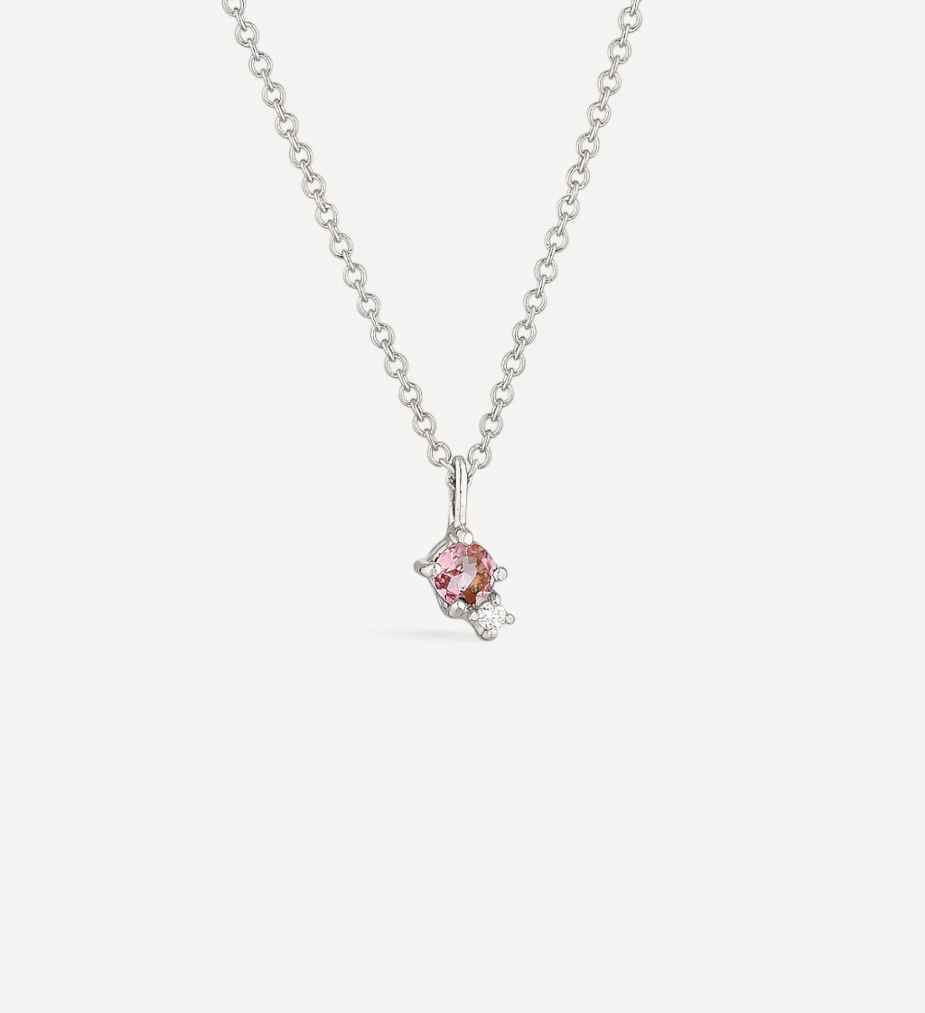 Mischa necklace | tourmaline & diamond
