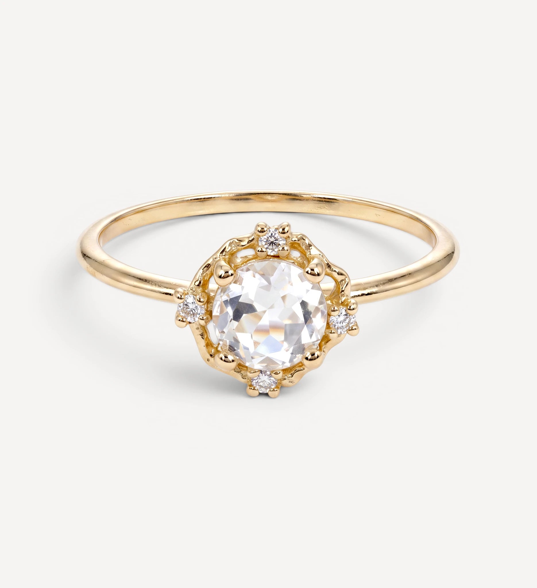 ADRIA | white topaz & diamonds