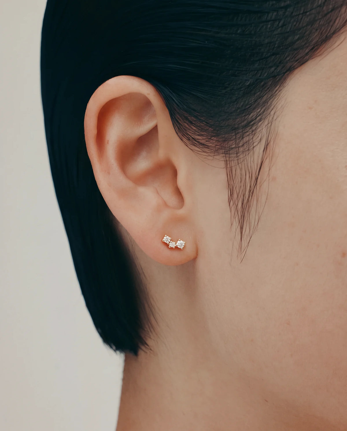 Diamond Cluster studs | white diamond