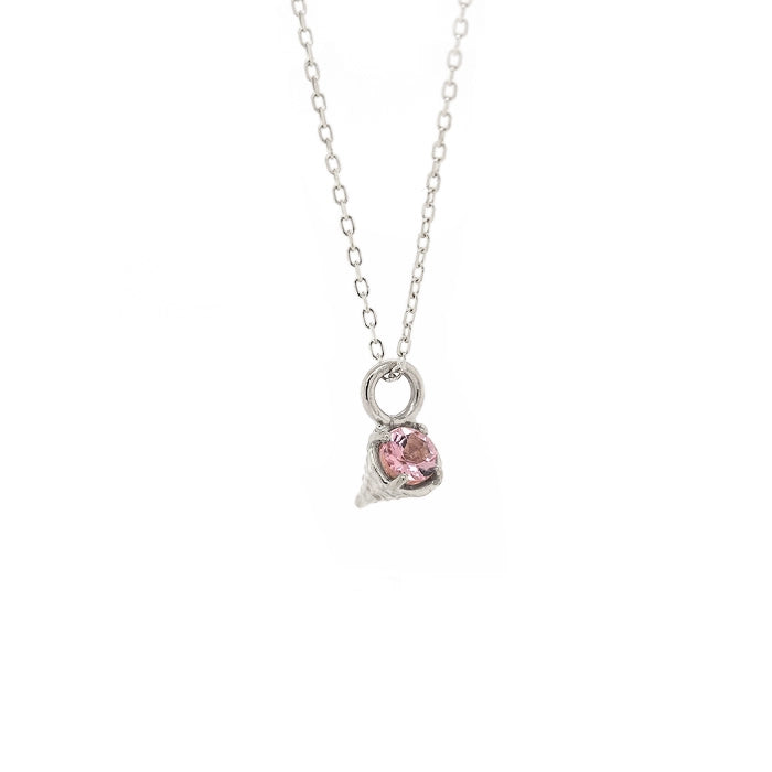 Ice cream charm necklace | birthstone