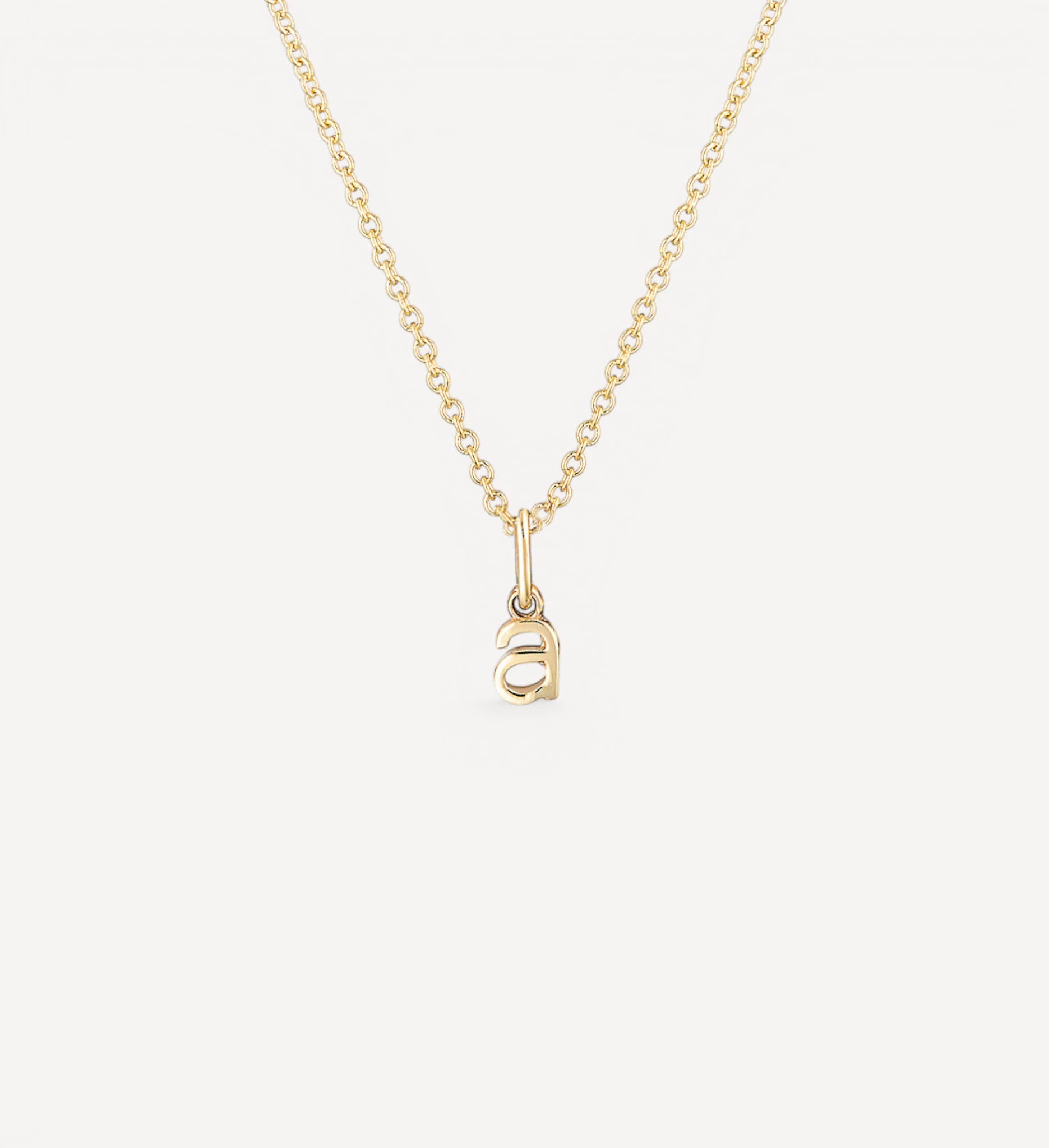 Letter necklace