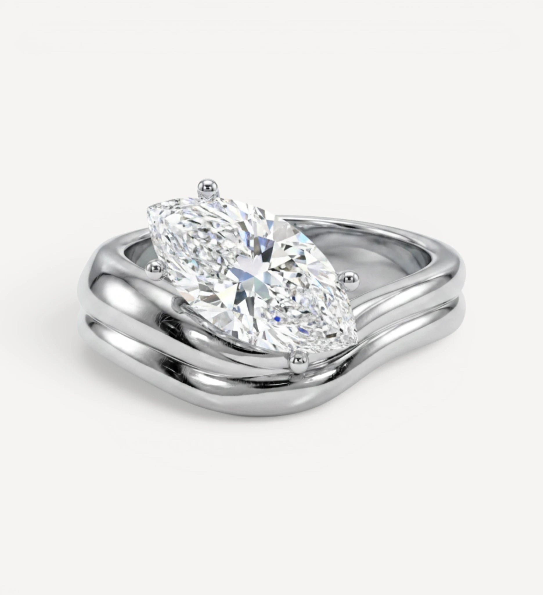 Millicent Ring | Marquise Diamond