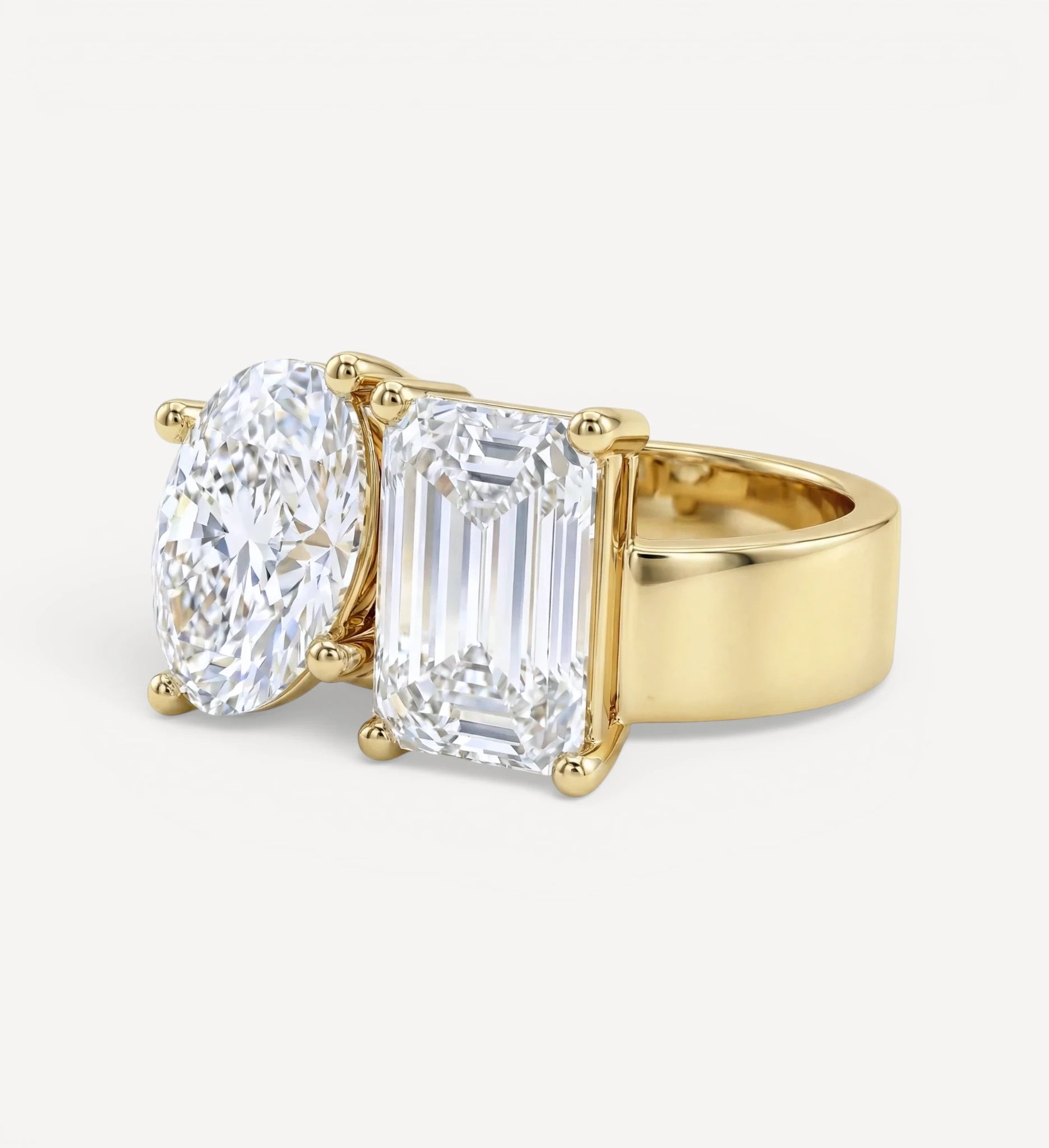 Signature Toi et Moi | Oval & Emerald
