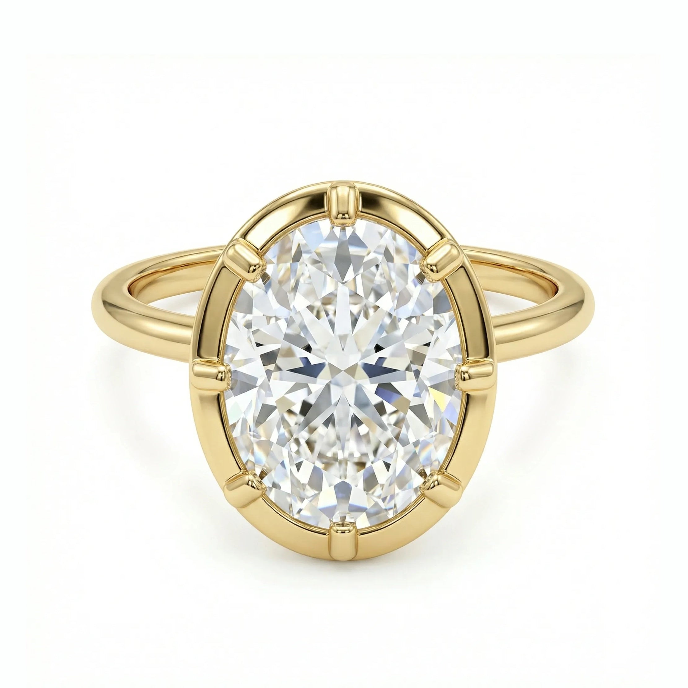 Minerva Solitaire | Oval