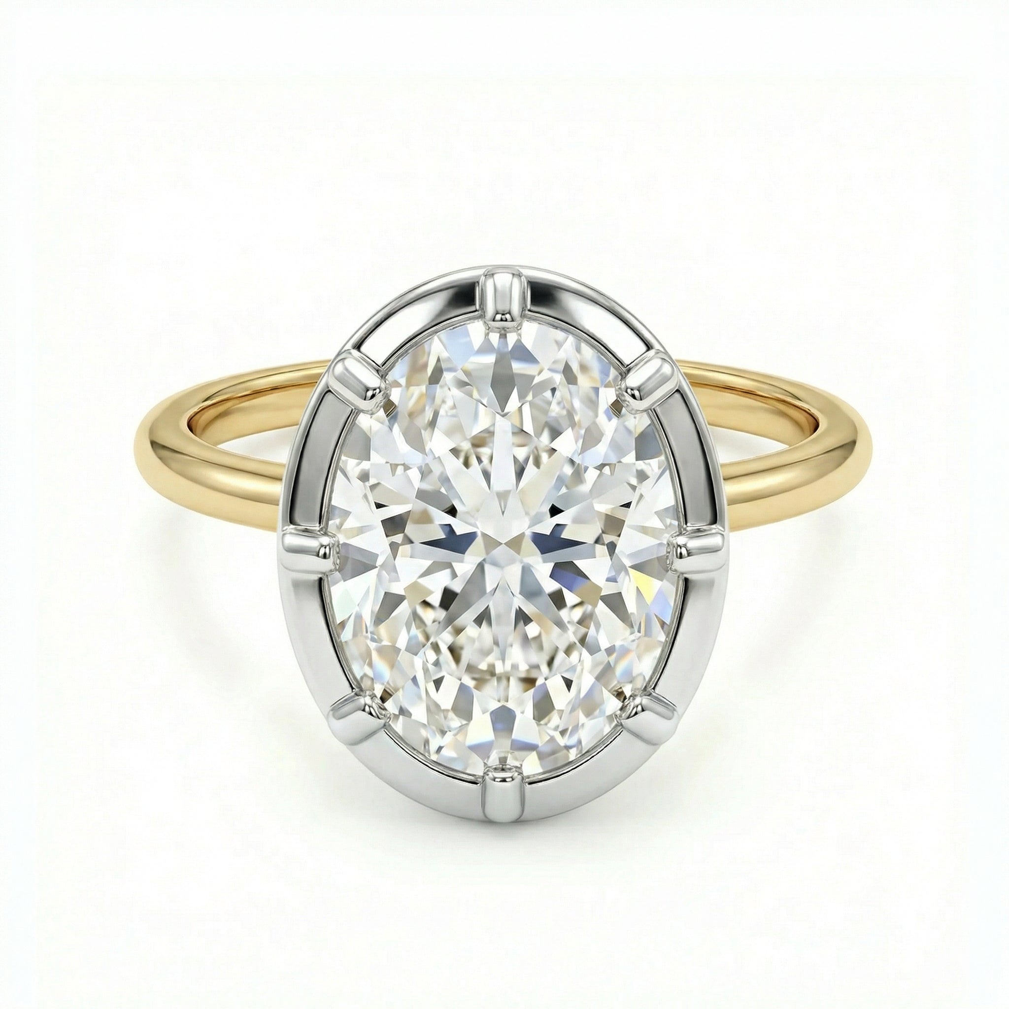 Minerva Solitaire | Oval