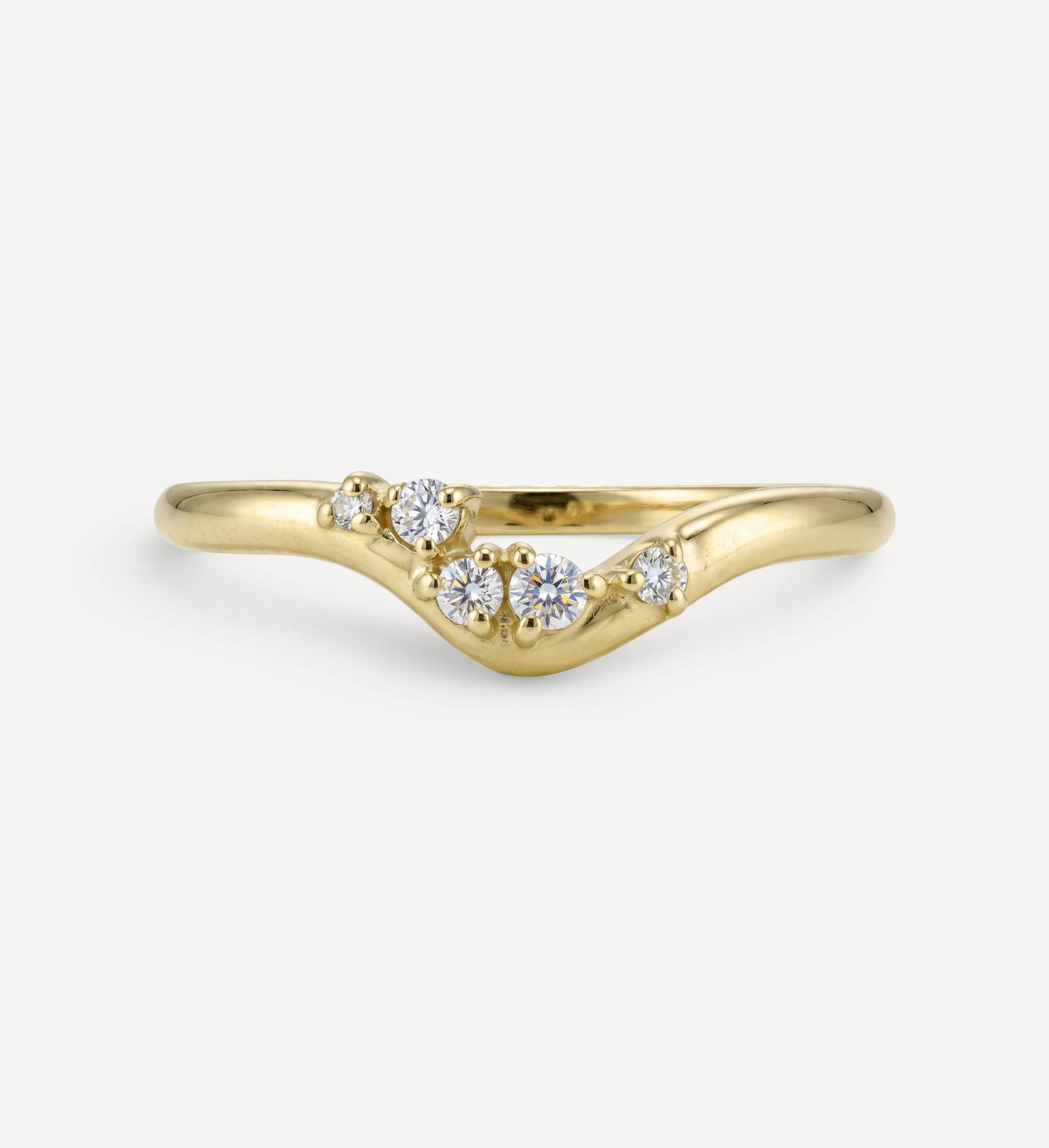 Poe Ring II | white diamonds