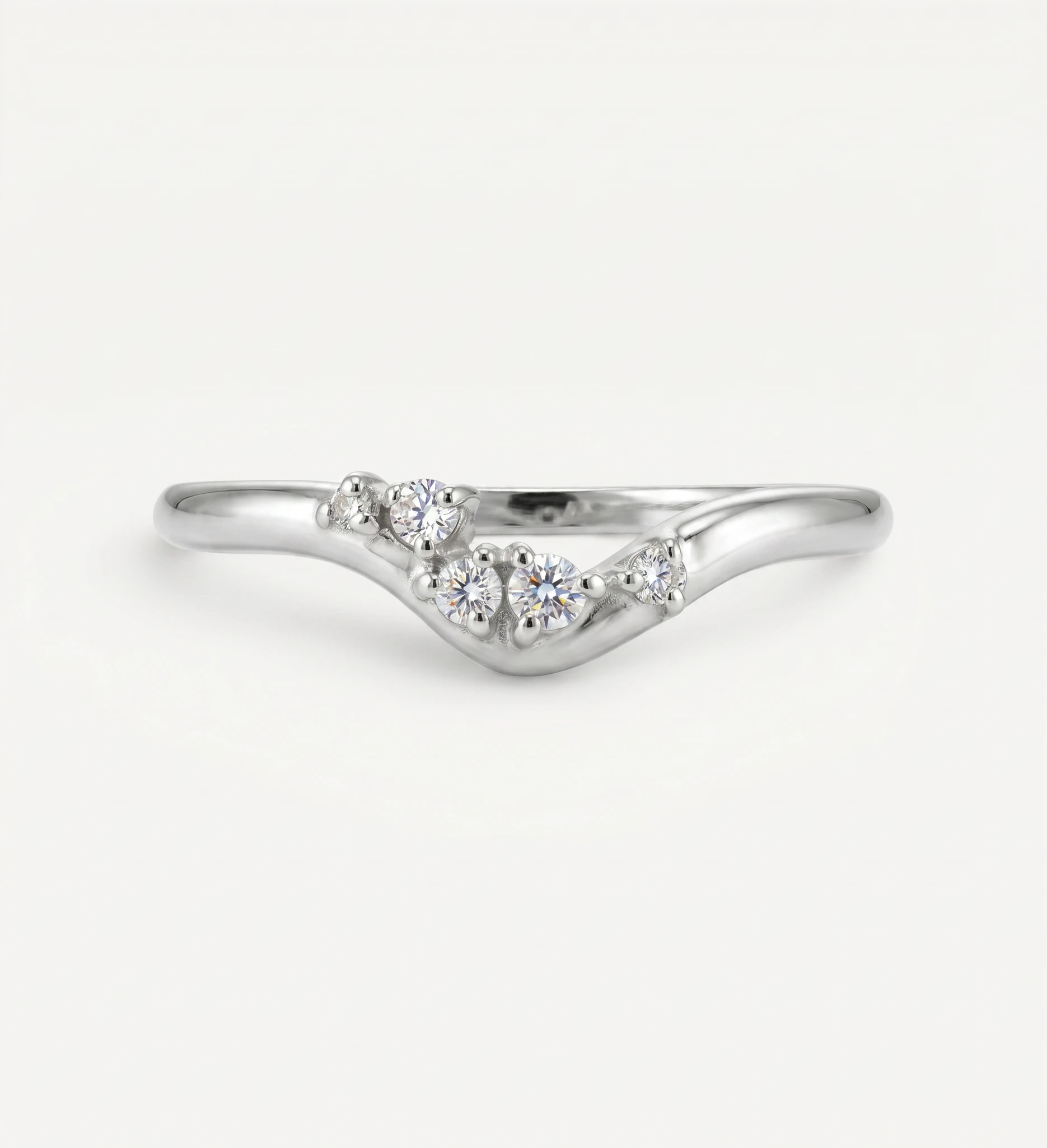 Poe Ring | white diamonds