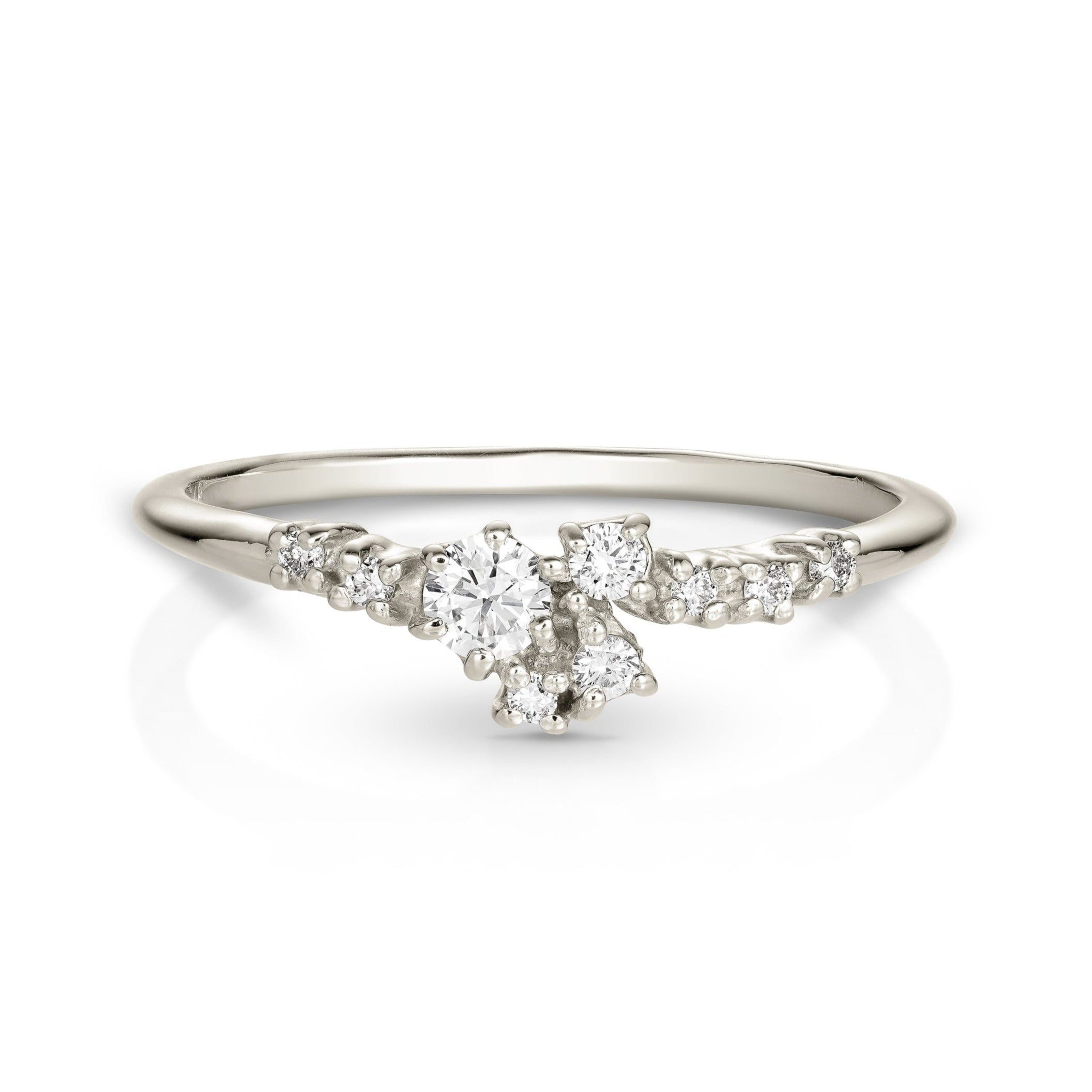Raya Cluster ring | diamond