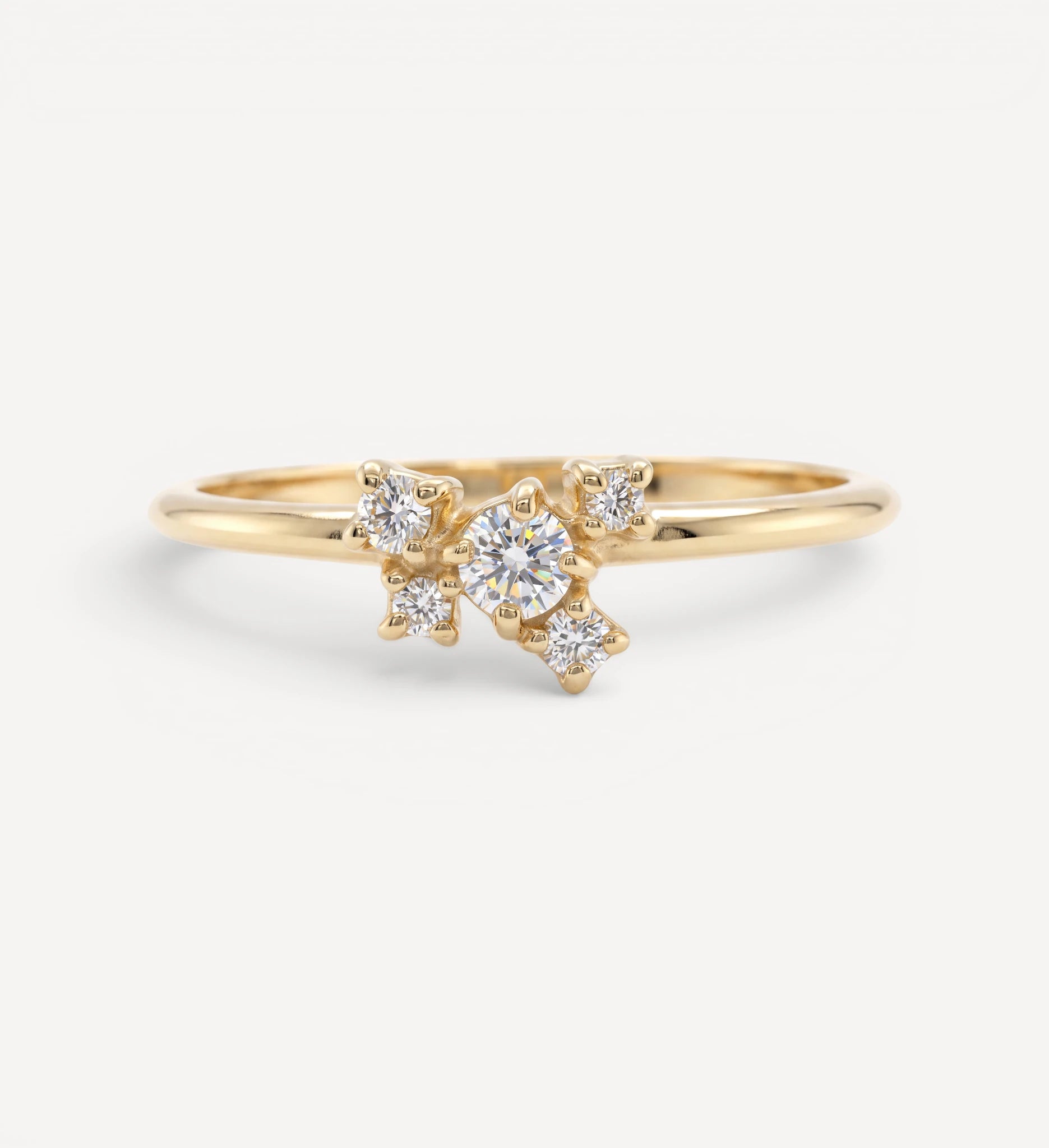 Dela Cluster ring | diamond