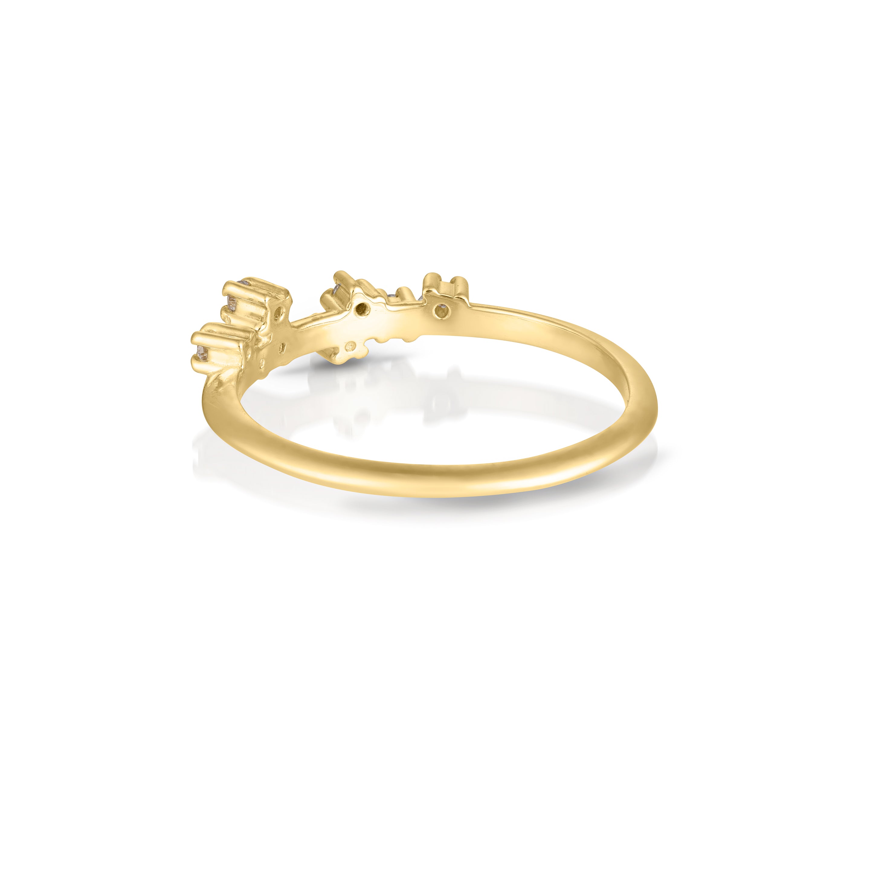 Ayla ring II | champagne diamonds