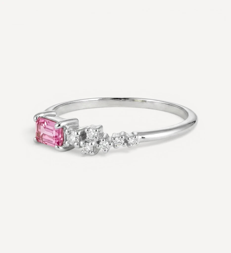 Efina ring | pink sapphire
