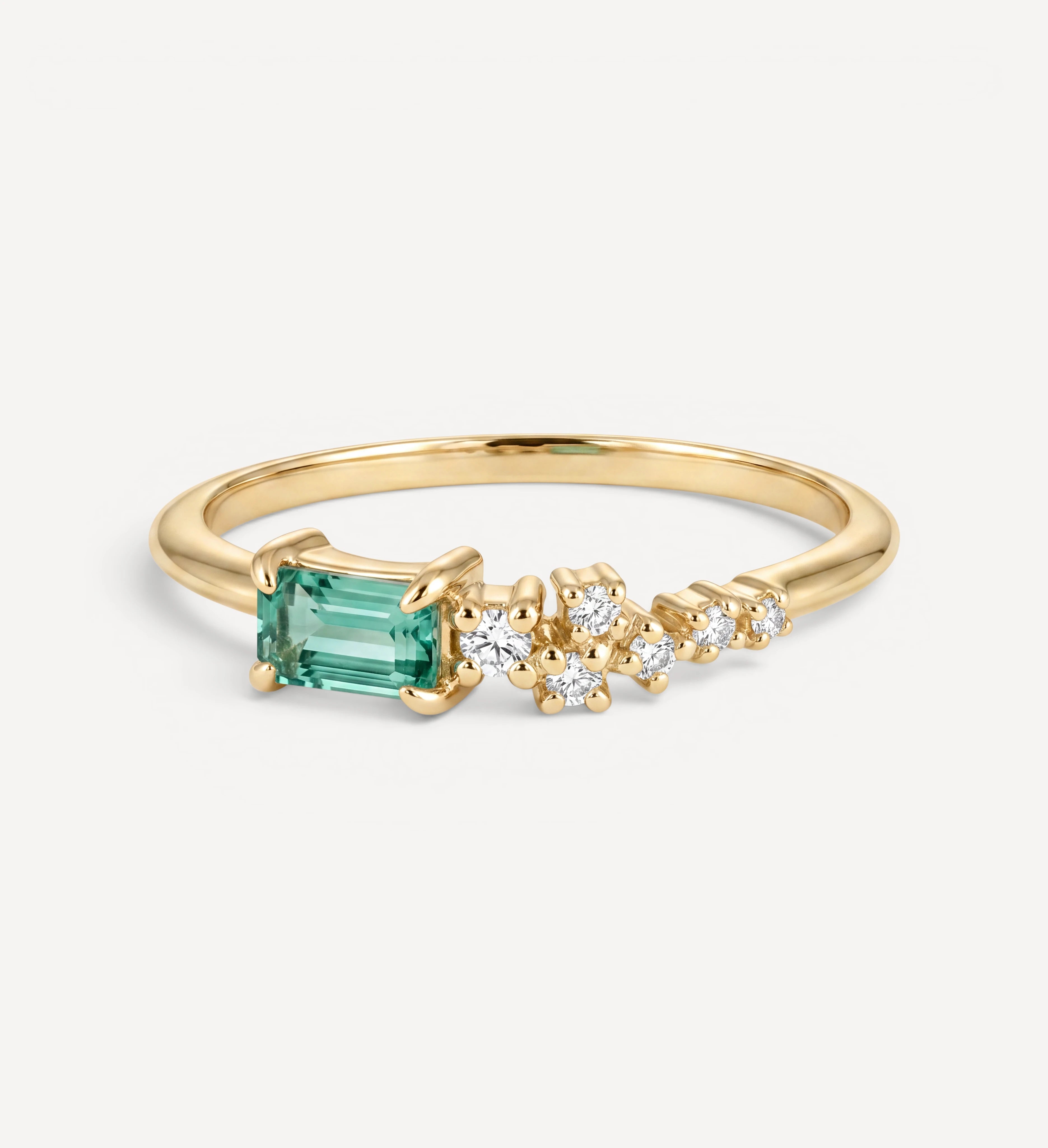 Efina ring II | green sapphire