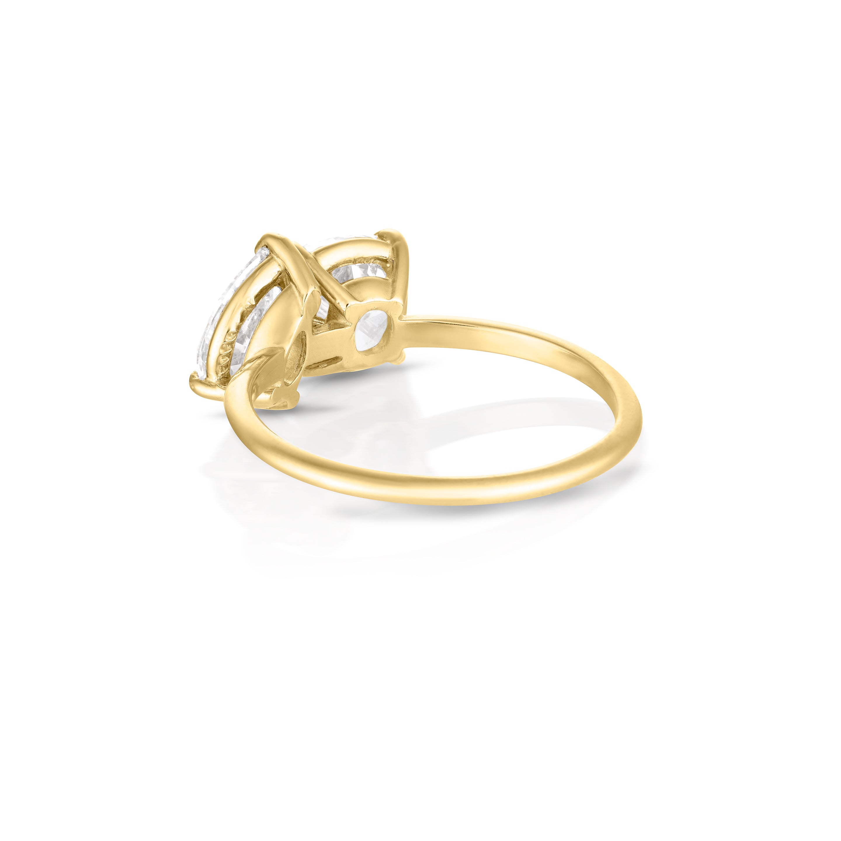 Toi et Moi | cushion & pear diamond