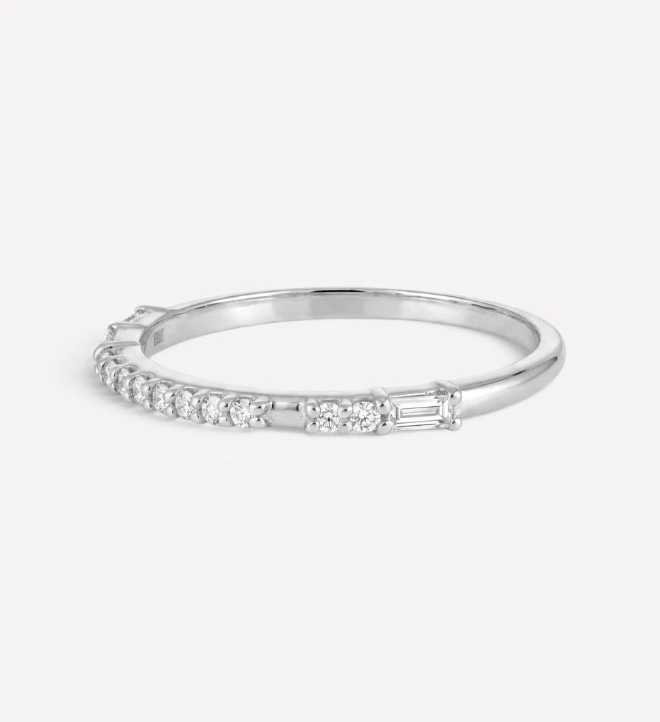 Diamond Morse Code Ring | MISS U