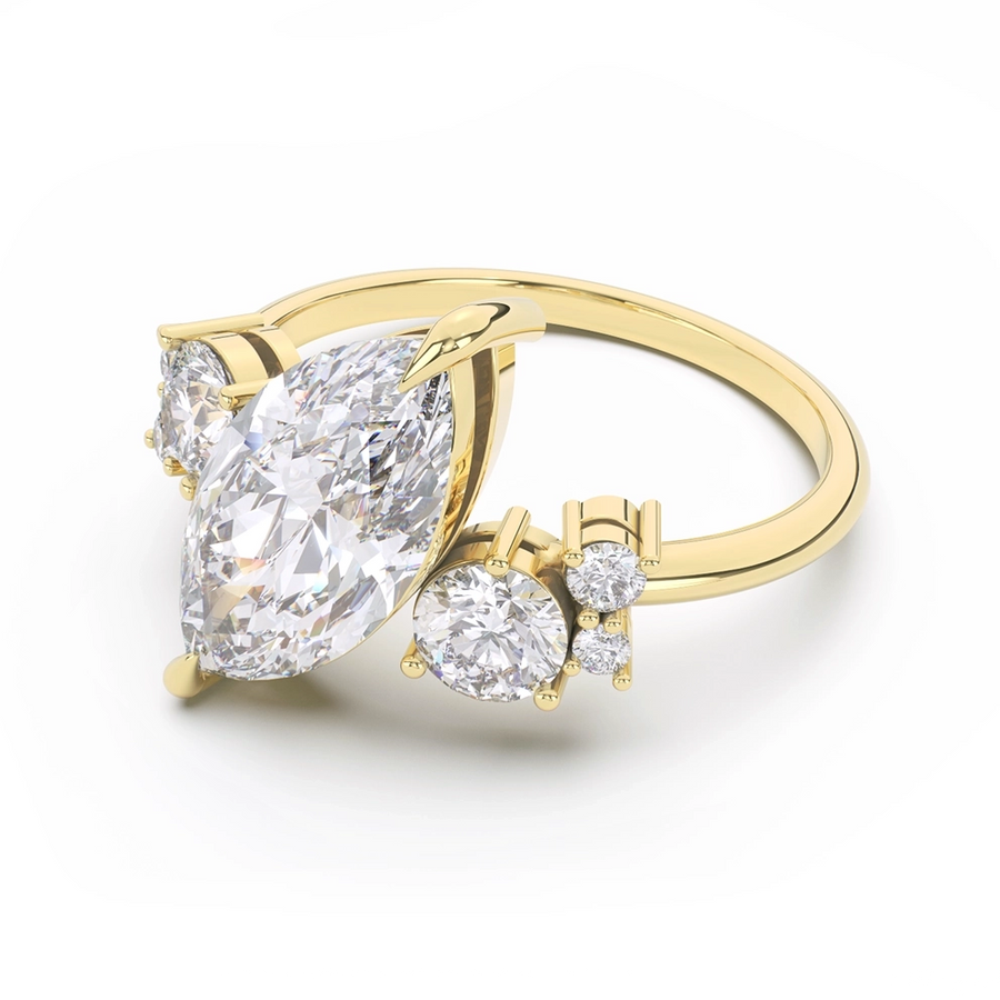 Winifred Diamond Cluster | Marquise